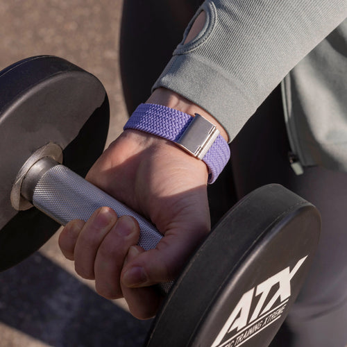 Bracelet tressé réglable Fitbit Sense (lila)