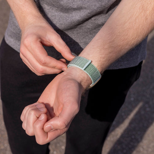 Bracelet nylon Fitbit Sense (vert menthe)