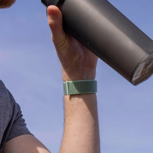 Bracelet nylon Fitbit Sense (vert menthe)