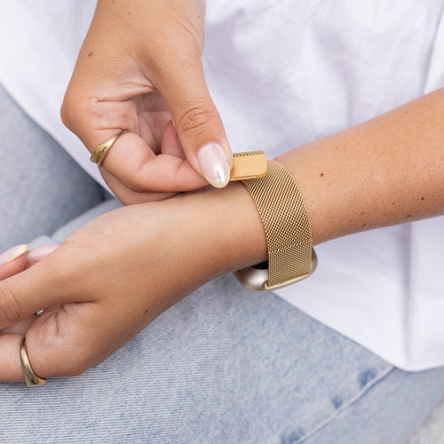 Bracelet Milanais Fitbit Sense (or)