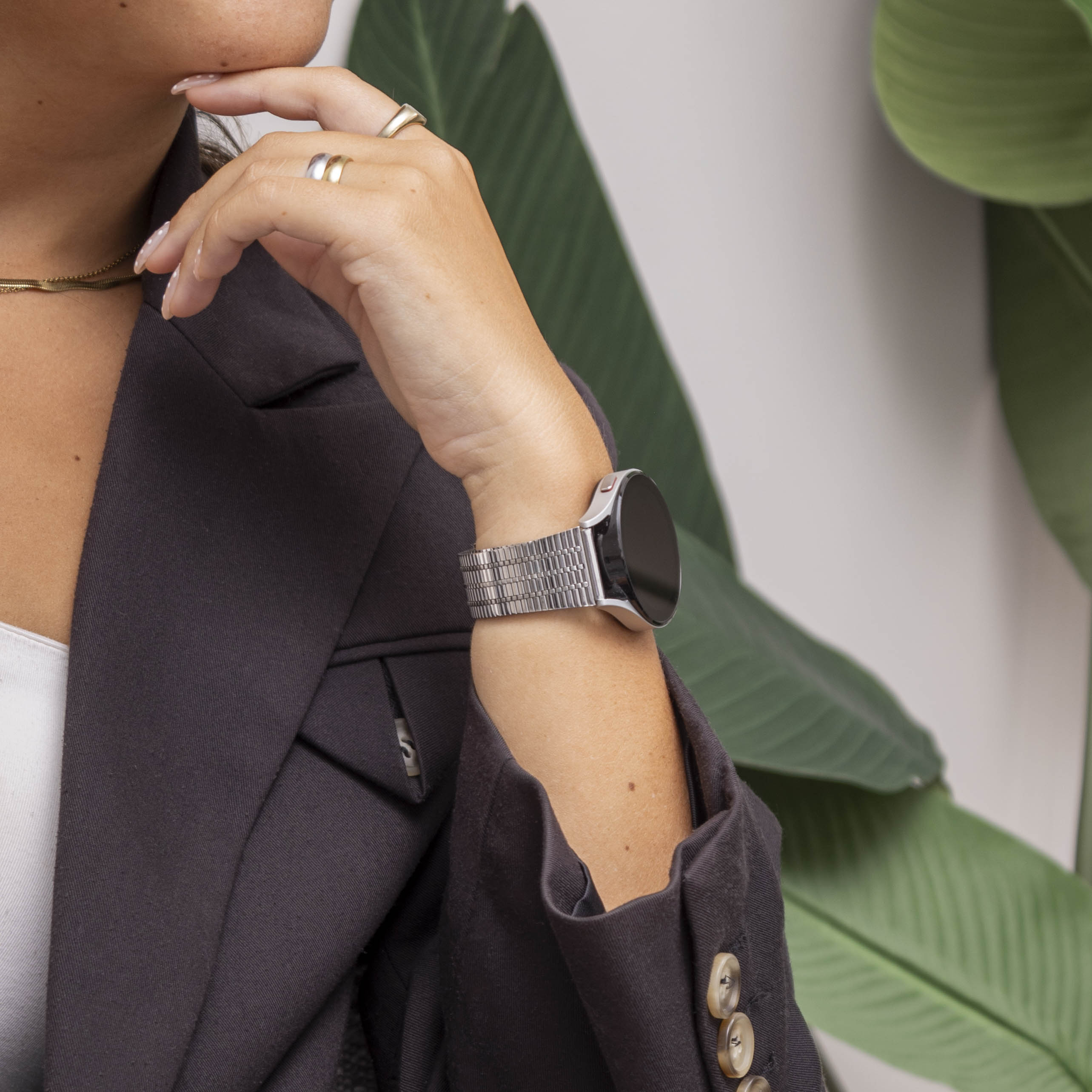 Bracelet acier inoxydable Polar Pacer (argent)