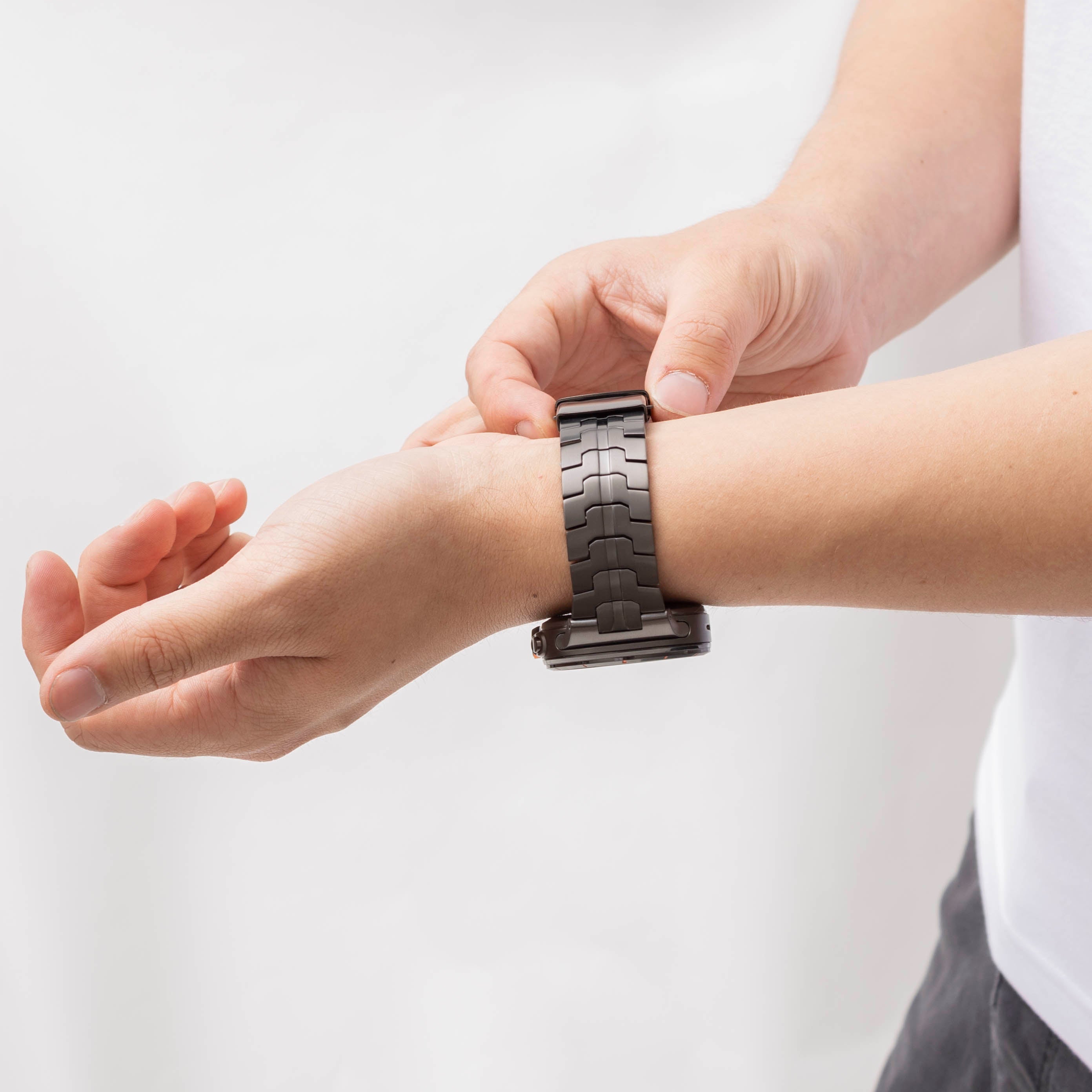 Bracelet titane 'Iron' Samsung Galaxy Watch Ultra (graphite)