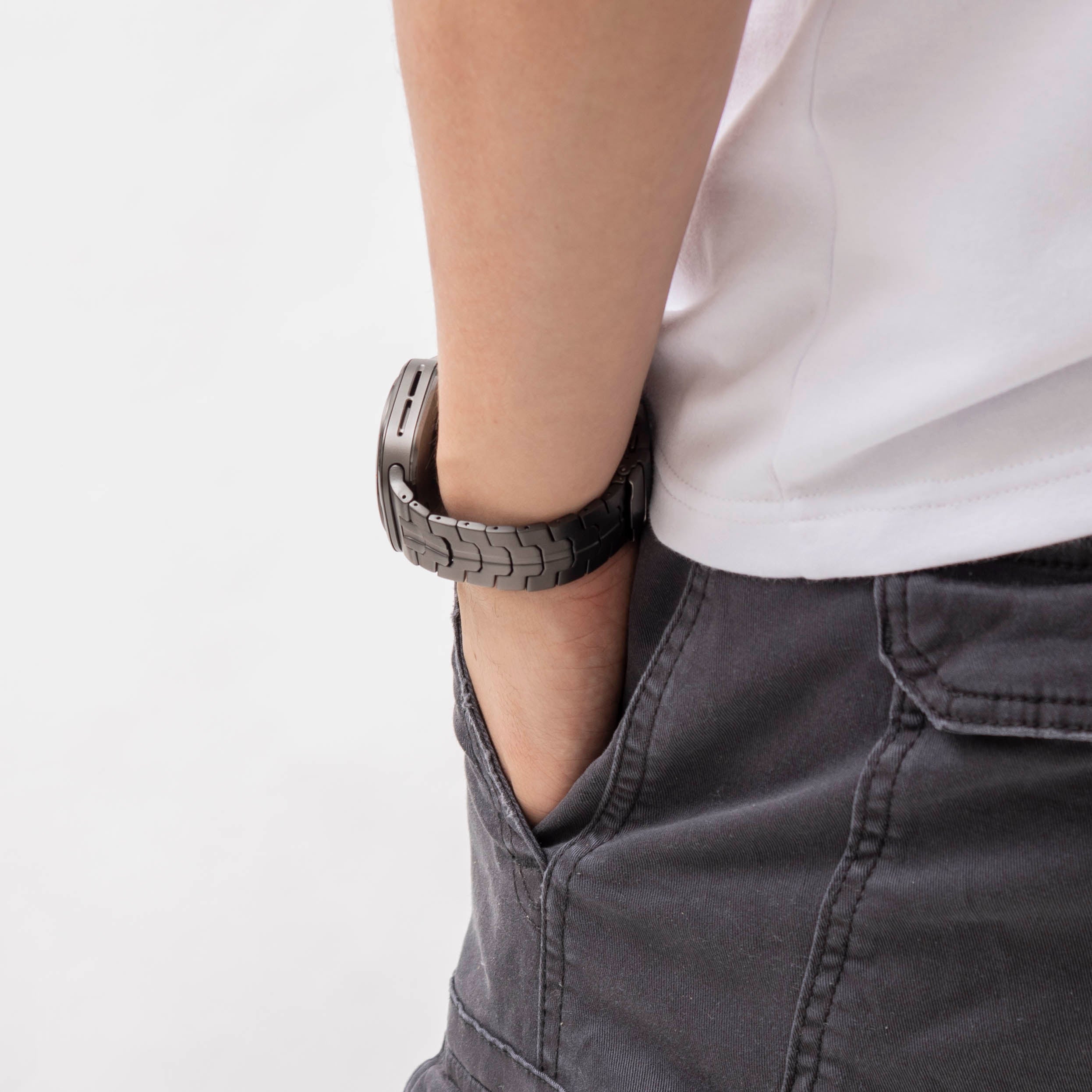 Bracelet titane 'Iron' Samsung Galaxy Watch Ultra (graphite)