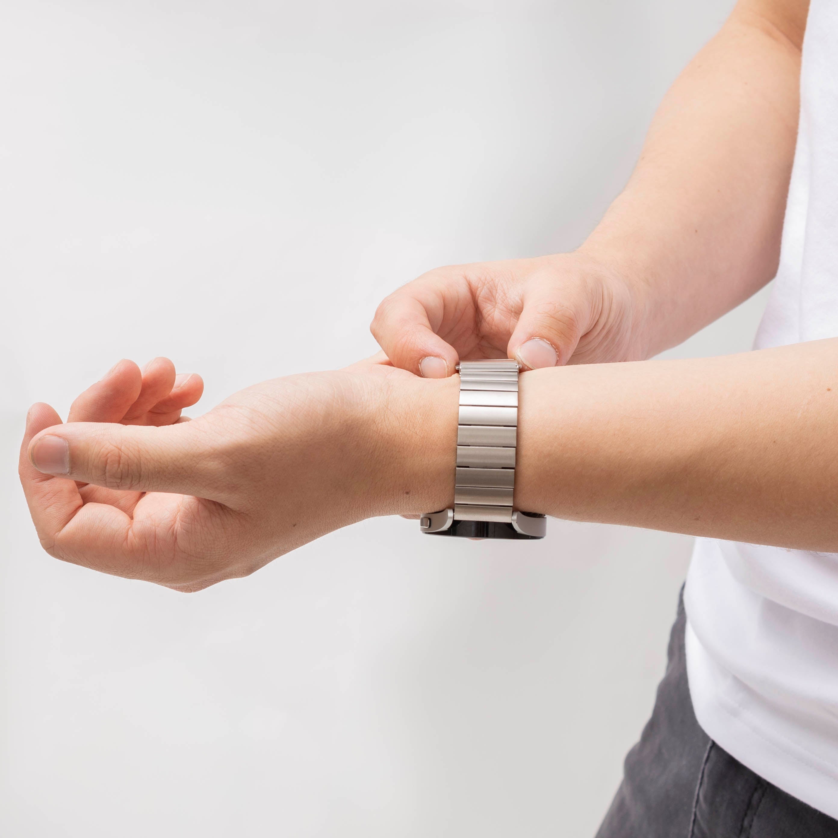 Polar Unite Metal Strap (Silver)