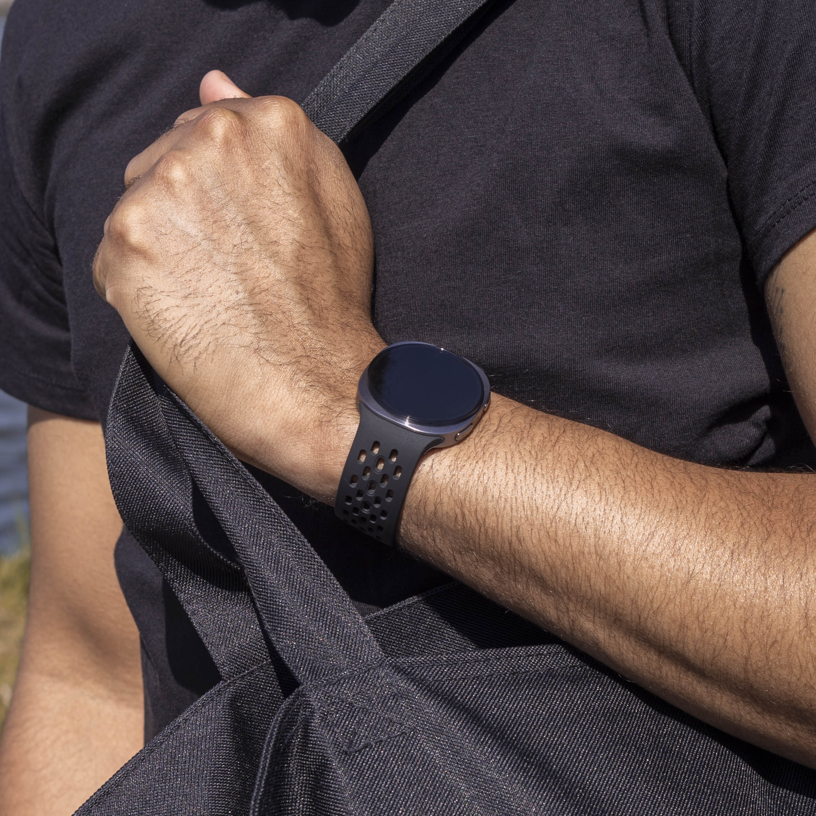 Bracelet silicone Air Samsung Galaxy Watch 8 - 44mm (noir)