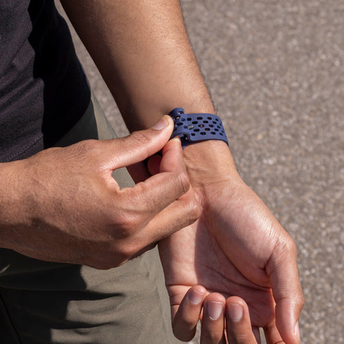 Samsung Galaxy Watch 8 Classic Silicone Air Strap (Dark Blue)