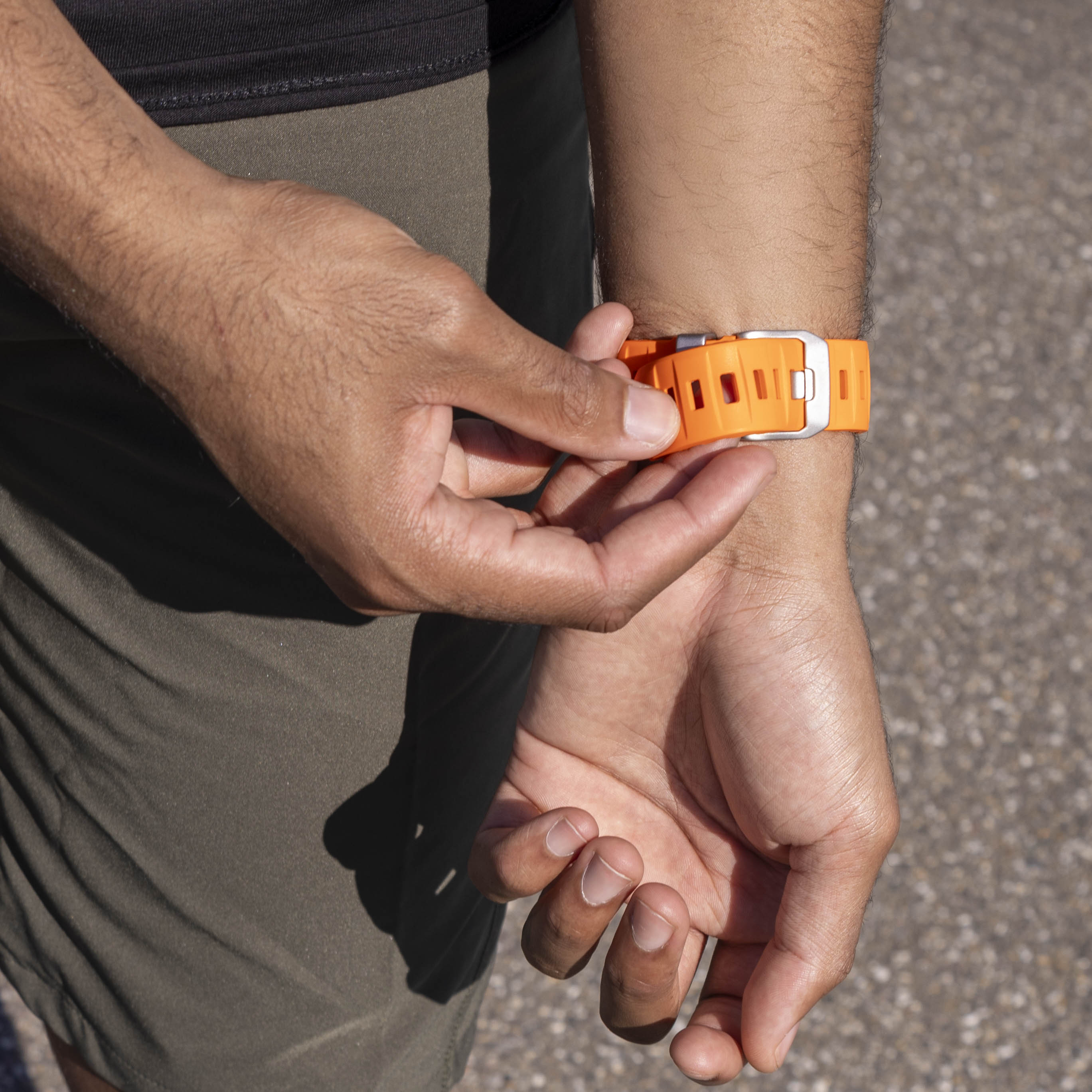 Samsung Galaxy Watch 8 - 40mm Extreme Silicone Strap (Orange)