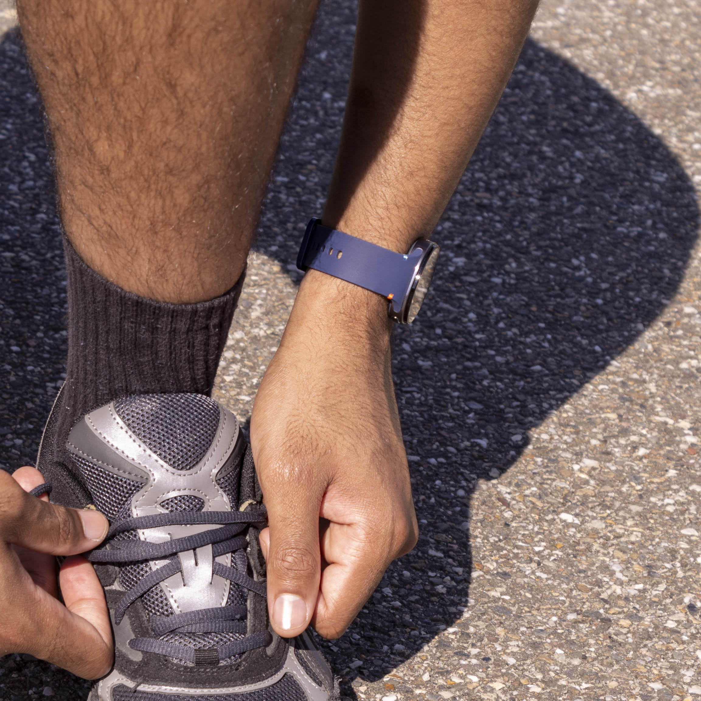 Bracelet silicone Samsung Galaxy Watch 8 - 44mm (bleu foncé)