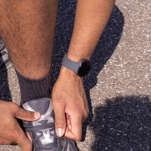 Bracelet silicone Samsung Galaxy Watch 8 Classic (gris foncé)