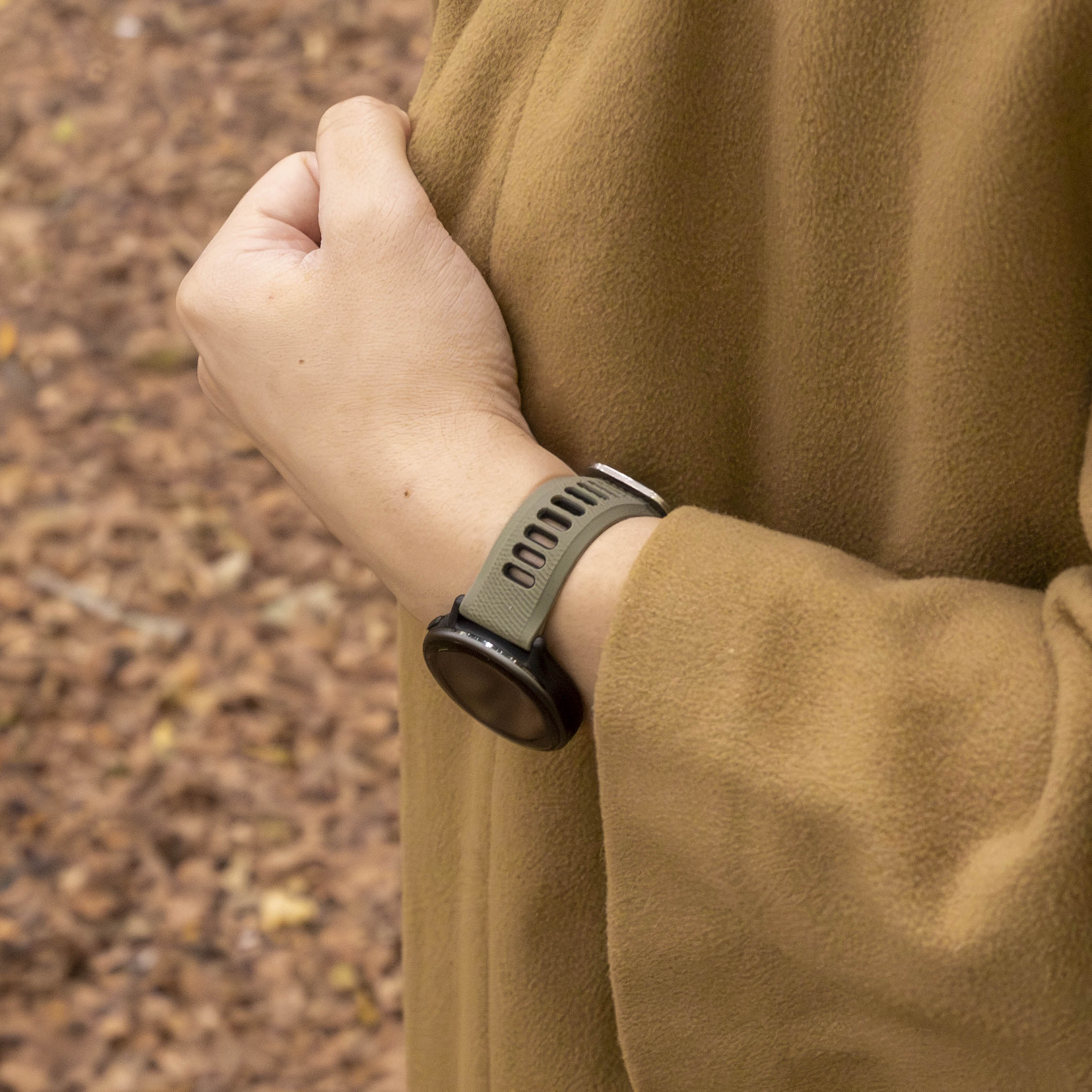 Garmin Venu SQ Sport Strap with Buckle (Olive/Black)