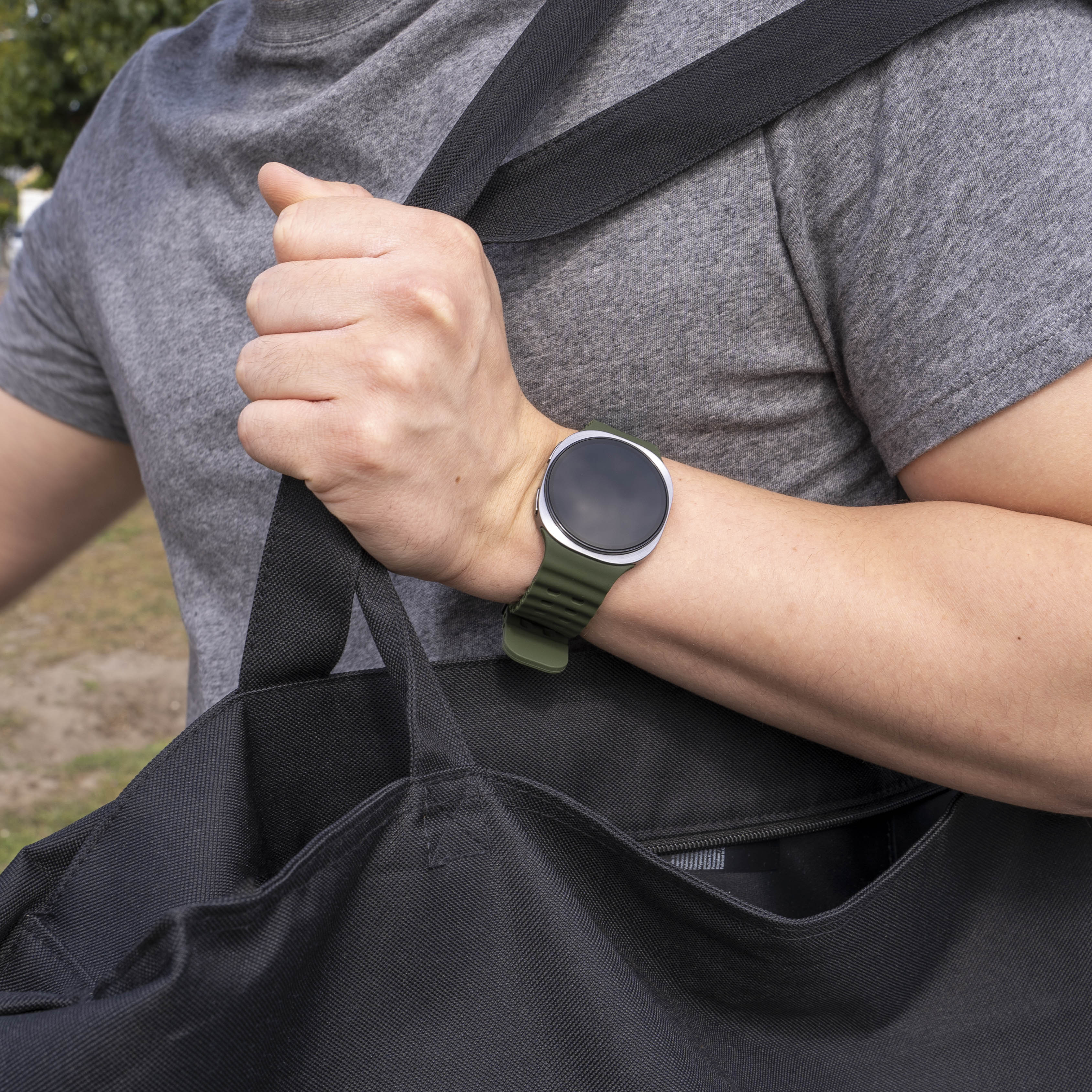 Samsung Galaxy Watch 8 Classic Ocean Strap (Army Green)