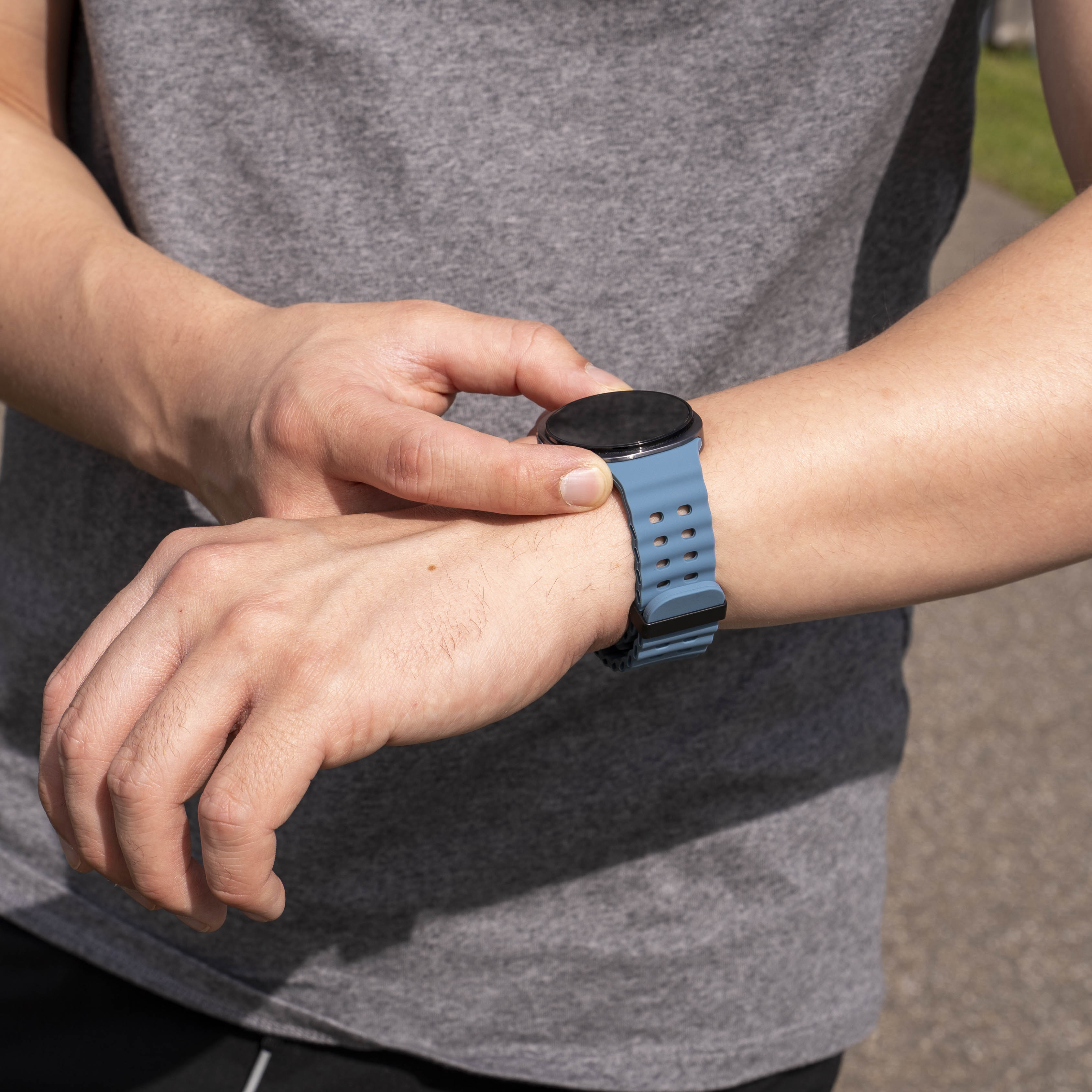 Samsung Galaxy Watch 8 Classic Ocean Strap (Matte Blue)