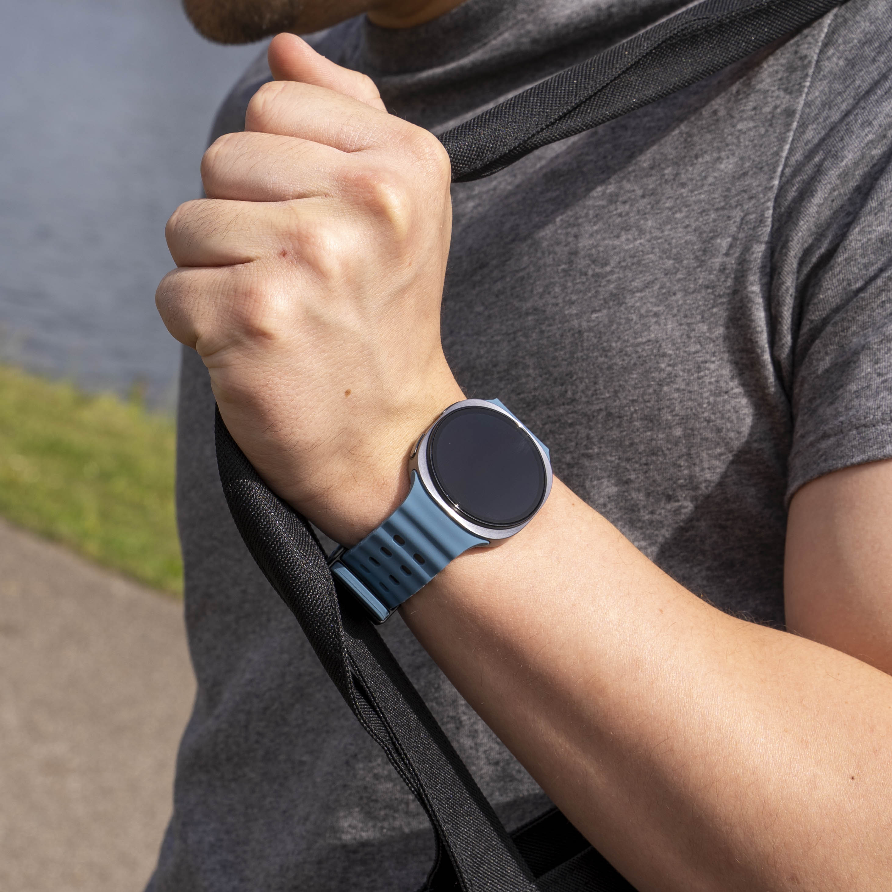 Bracelet Ocean Samsung Galaxy Watch 8 - 44mm (bleu mate)