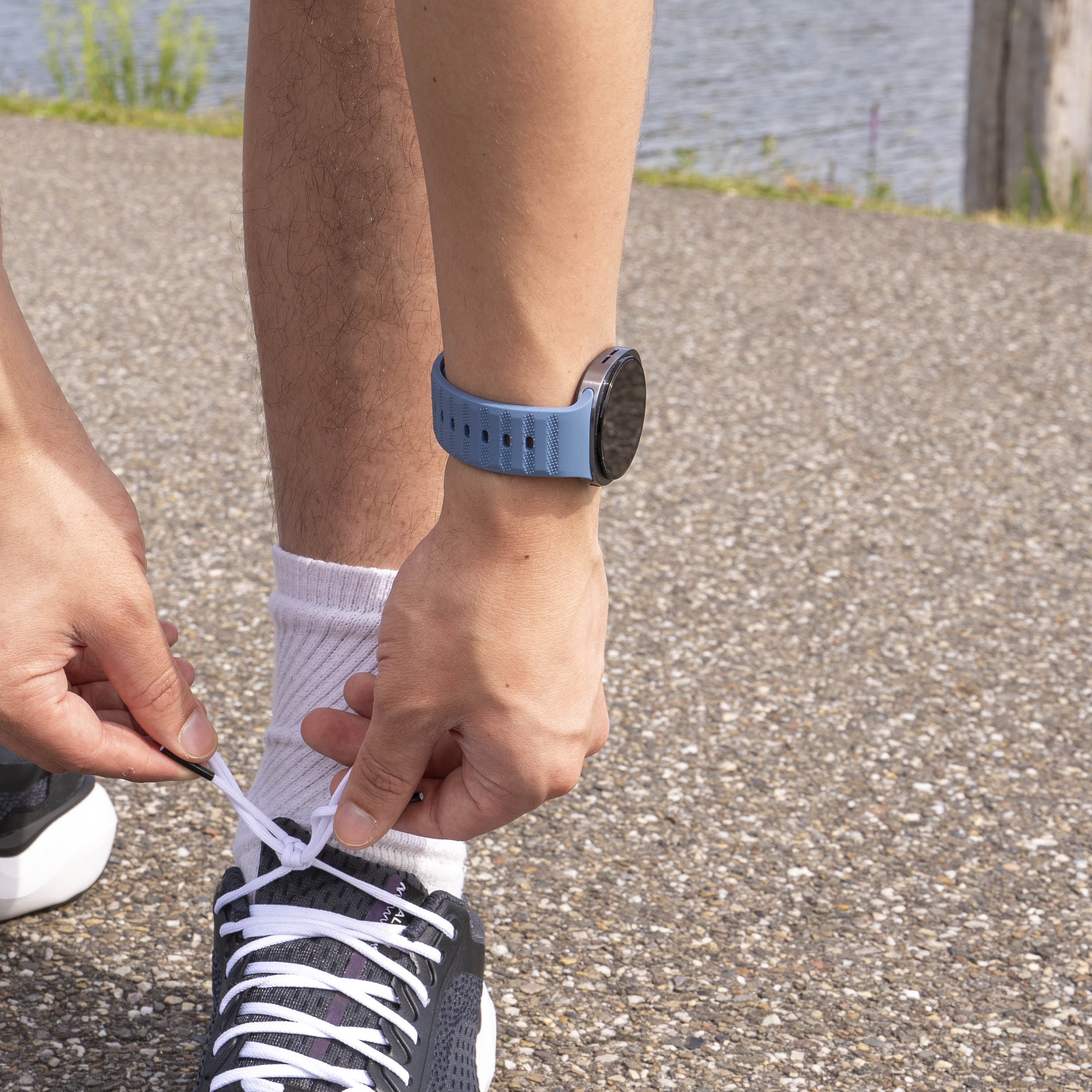 Samsung Galaxy Watch 8 - 40mm Outdoor Silicone Strap (Greyblue)