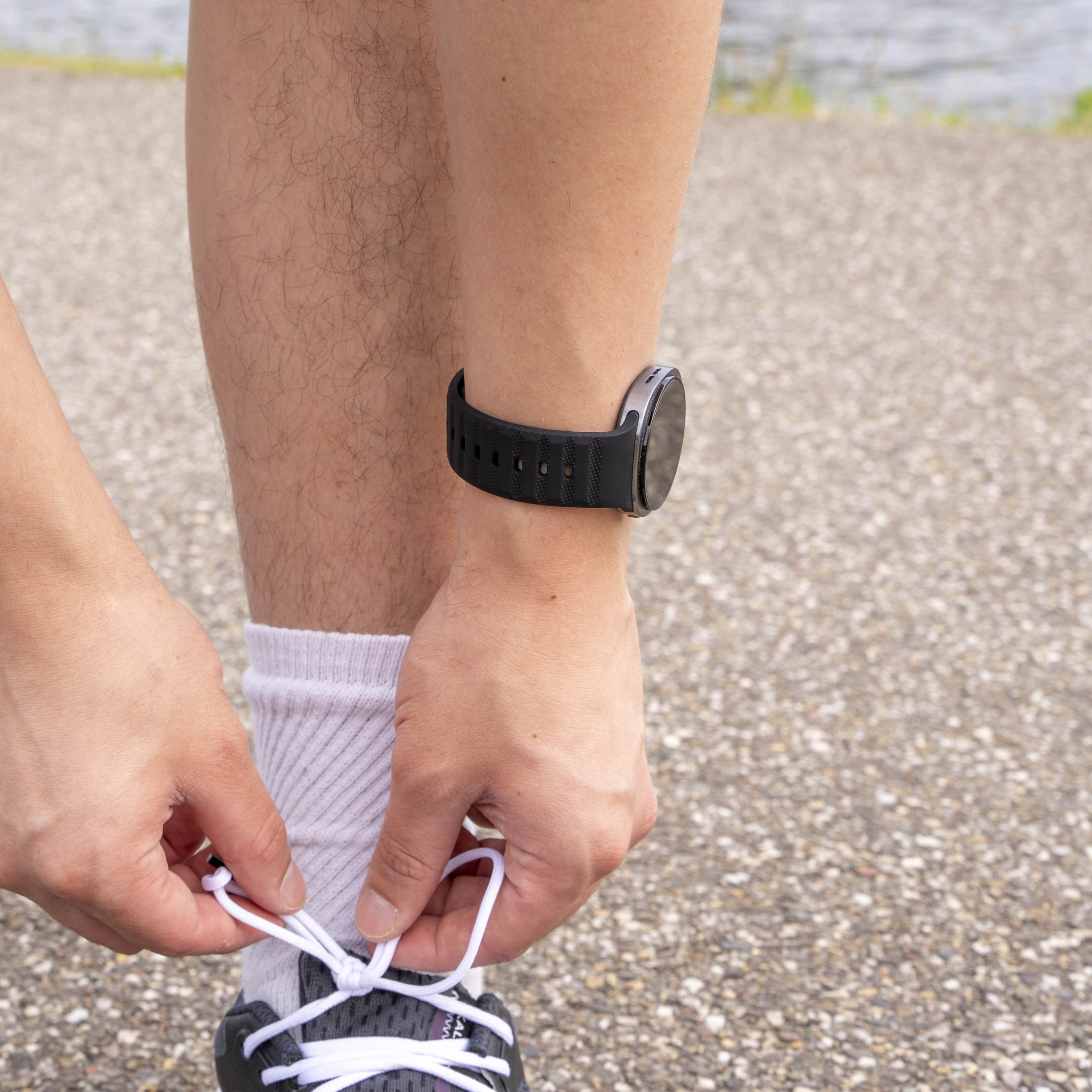 Bracelet silicone outdoor Samsung Galaxy Watch 8 - 44mm (noir)