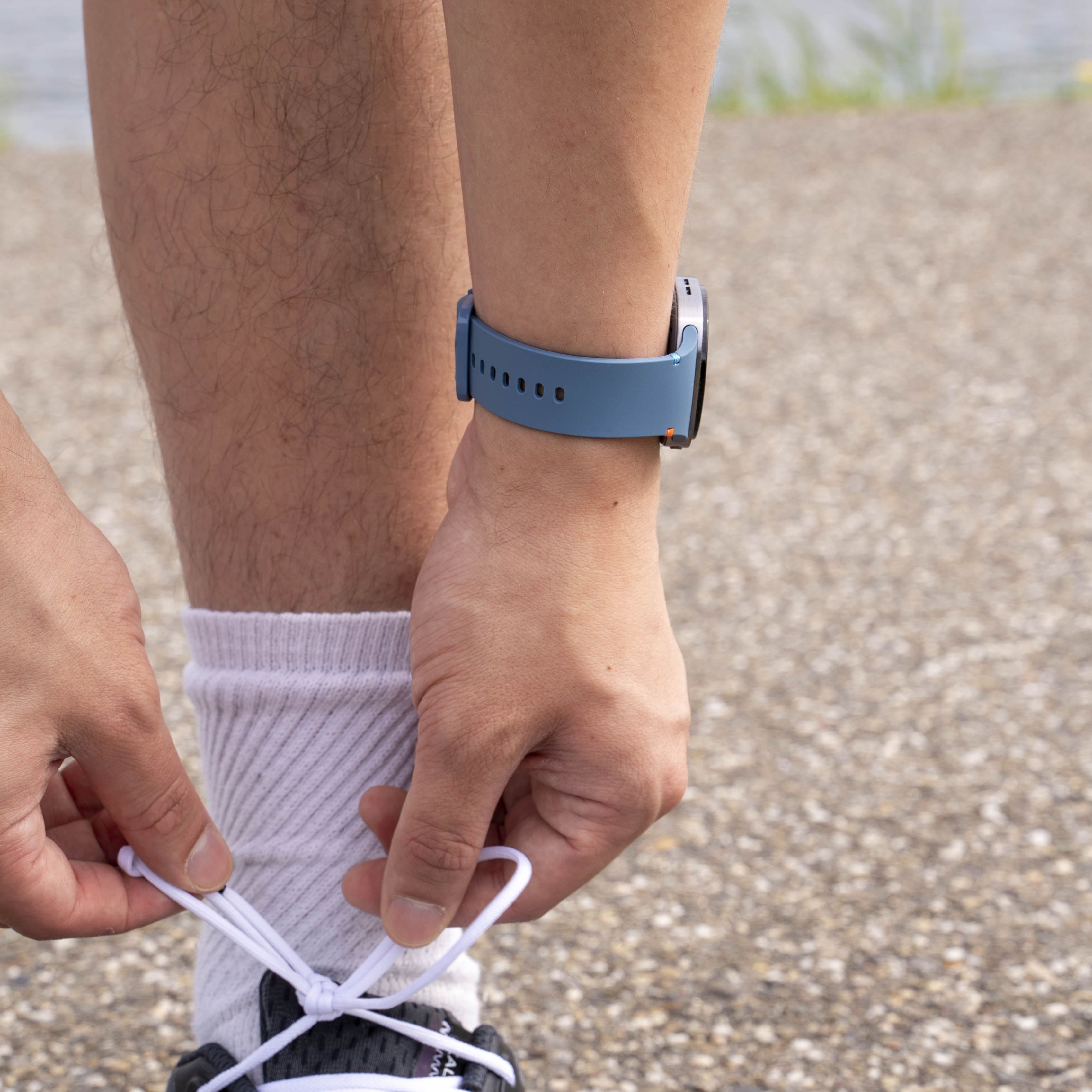 Bracelet silicone Samsung Galaxy Watch 8 Classic (bleu)