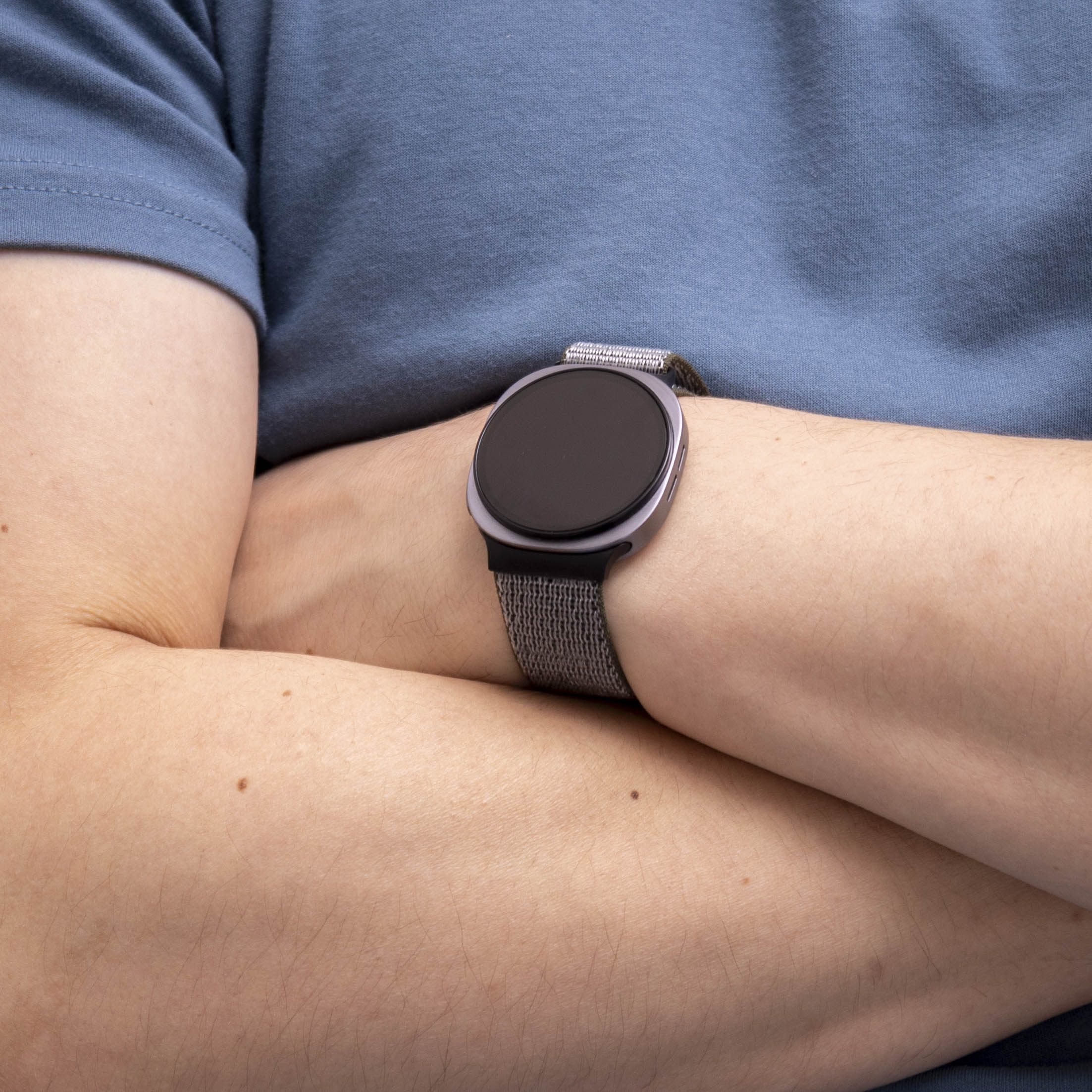 Bracelet nylon Samsung Galaxy Watch 8 Classic (vert olive)