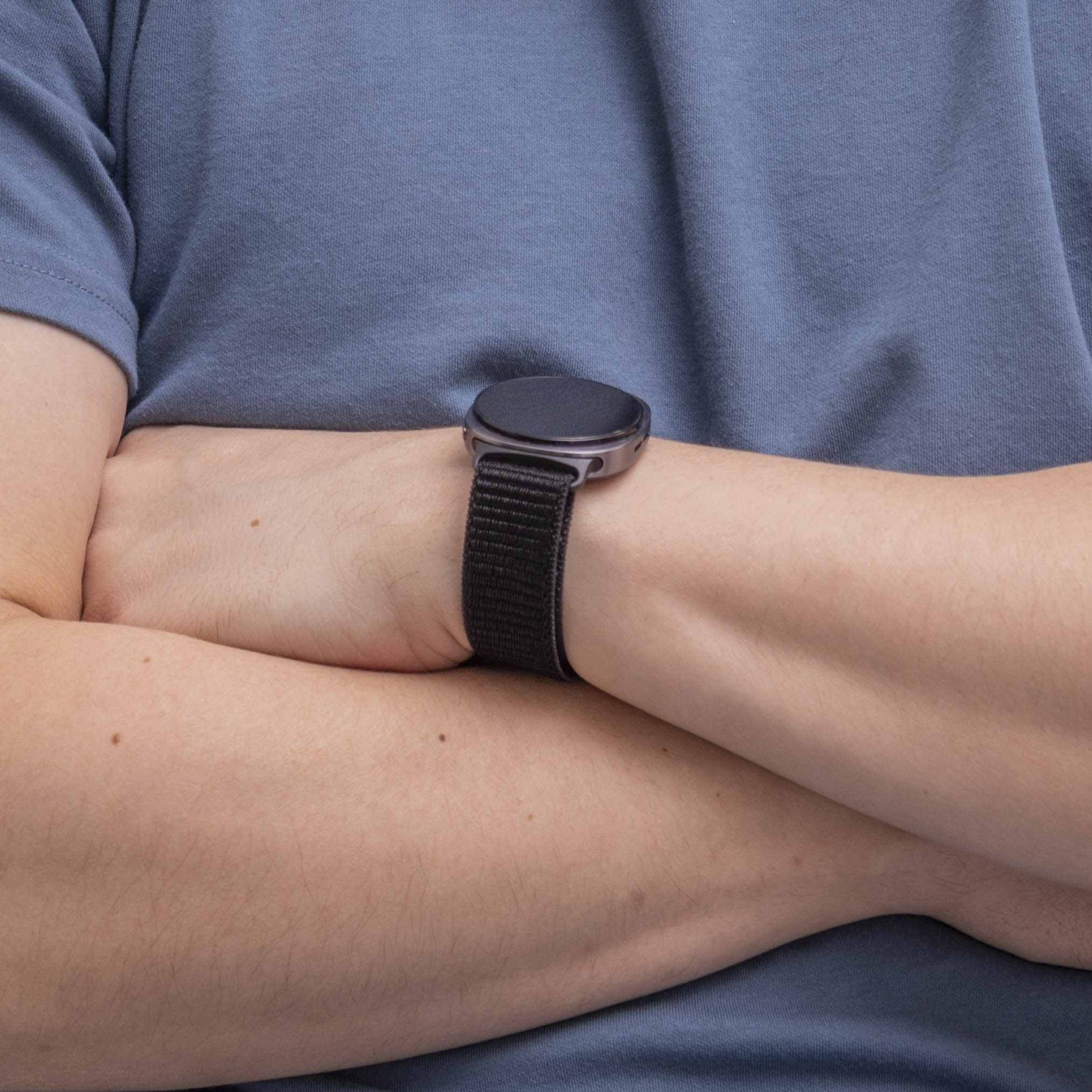 Samsung Galaxy Watch 8 - 44mm Nylon Strap (Black)