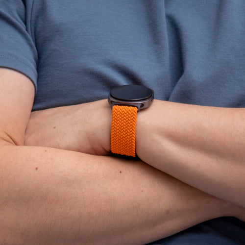Bracelet tissu avec boucle Samsung Galaxy Watch 8 - 40mm (orange)