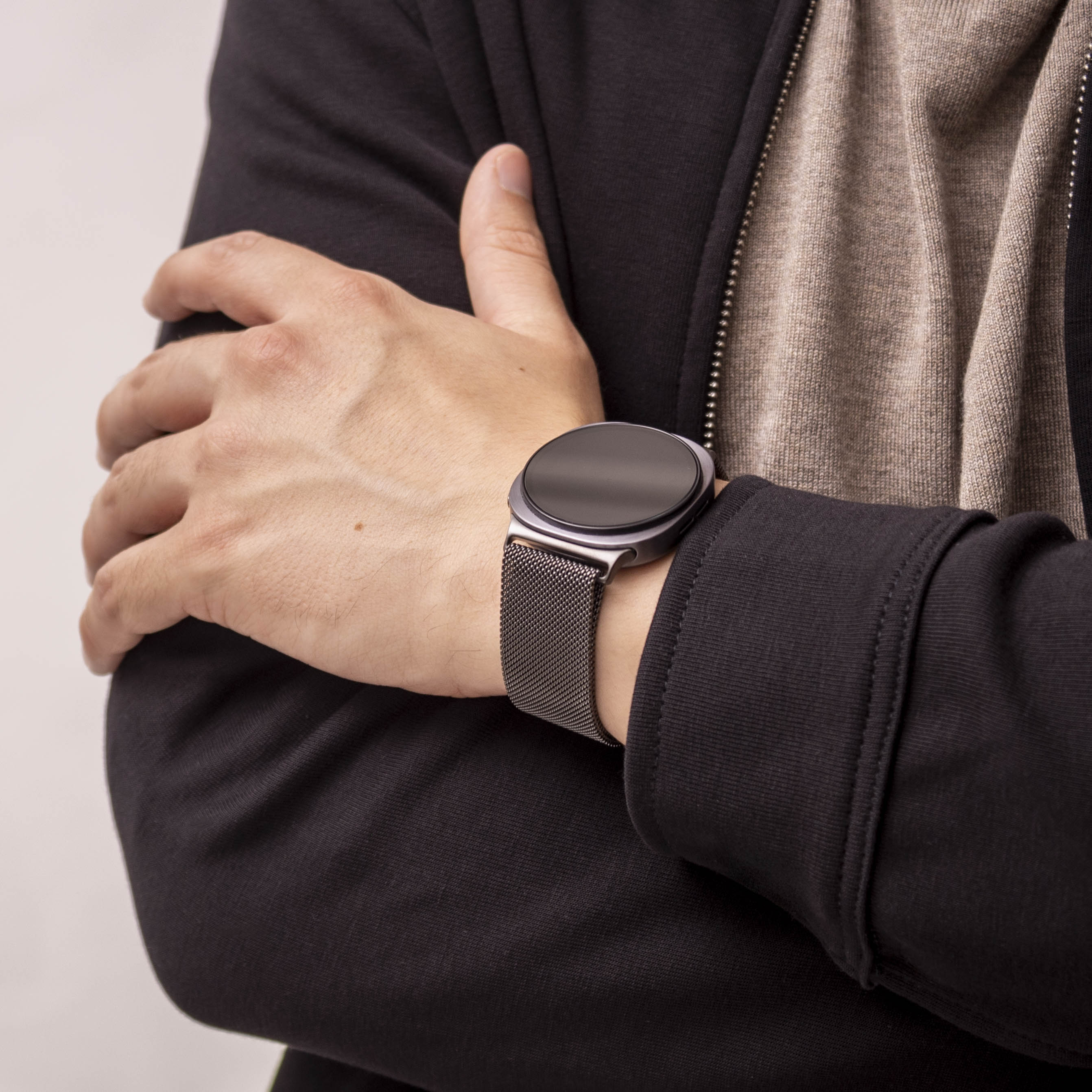 Samsung Galaxy Watch 8 - 44mm Milanese Strap (Space Grey)