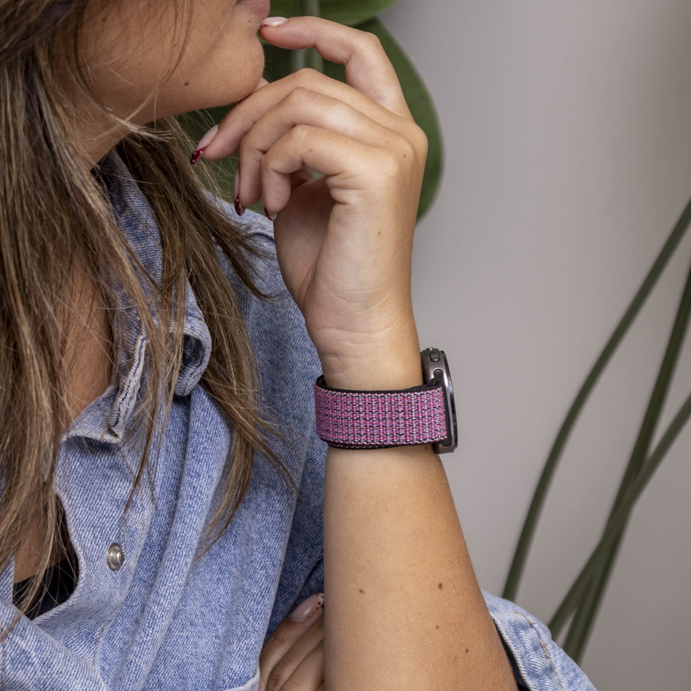 Bracelet nylon Samsung Galaxy Watch 8 - 44mm (baie)