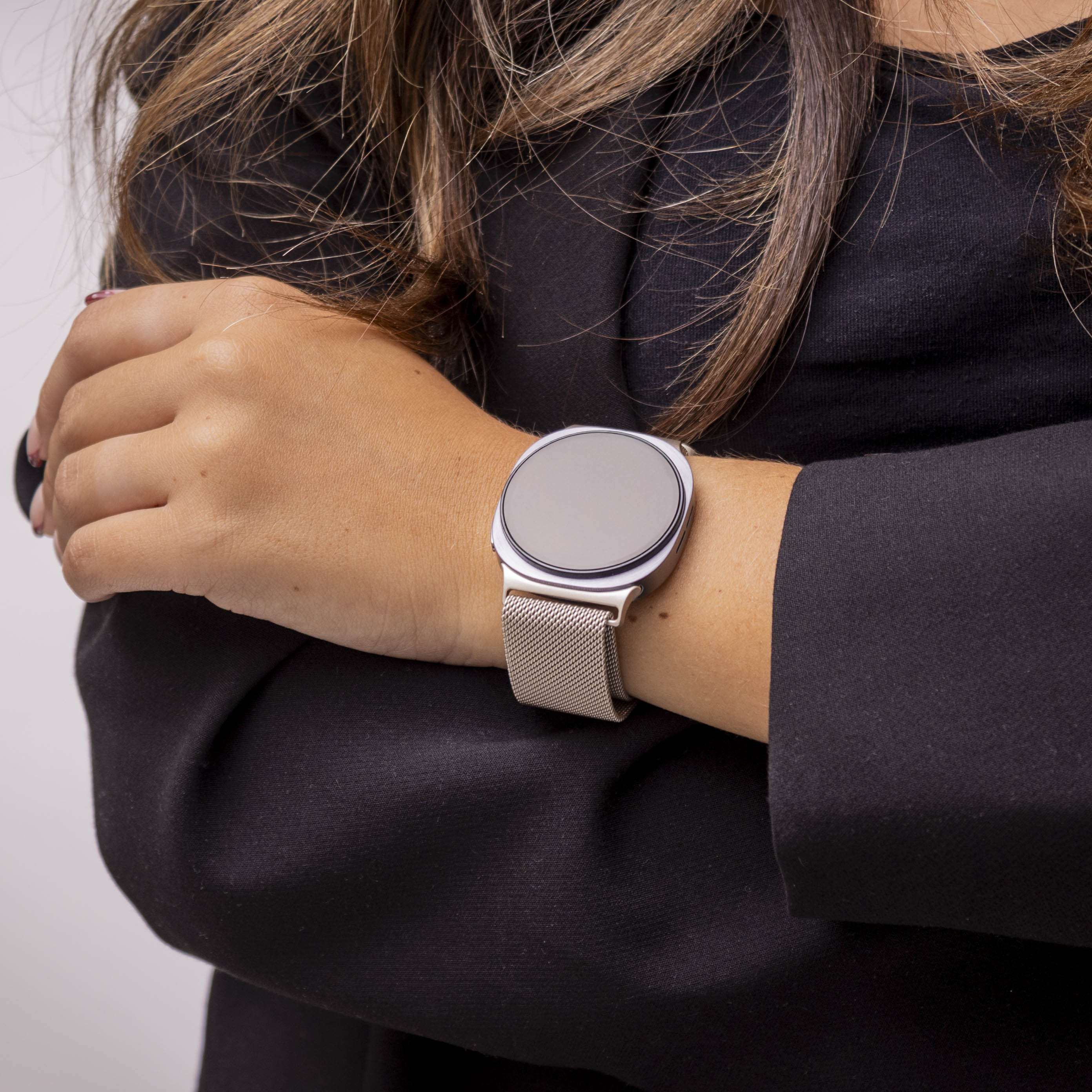 Bracelet milanais Samsung Galaxy Watch 8 - 44mm (lumière stellaire)