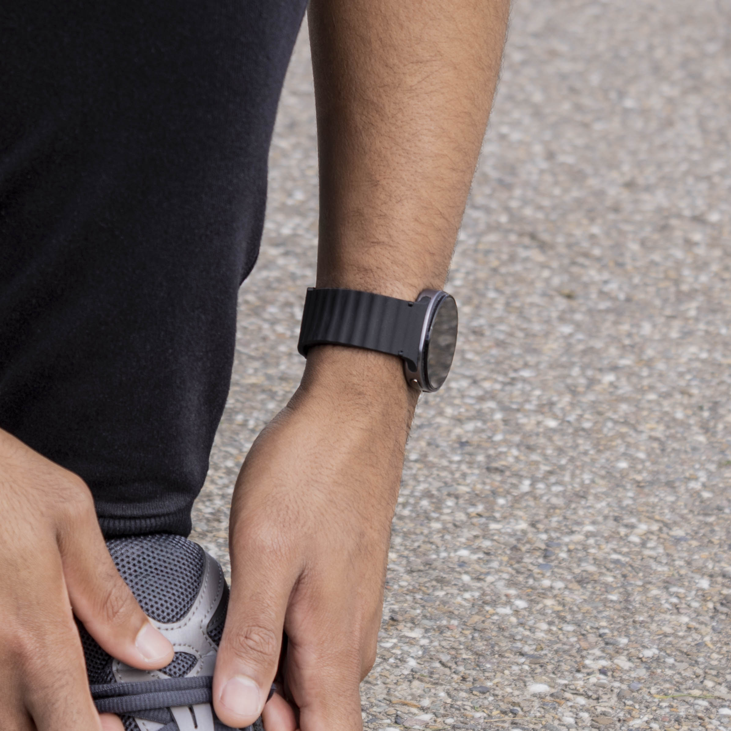 Bracelet silicone Wave Samsung Galaxy Watch 8 - 44mm (noir)