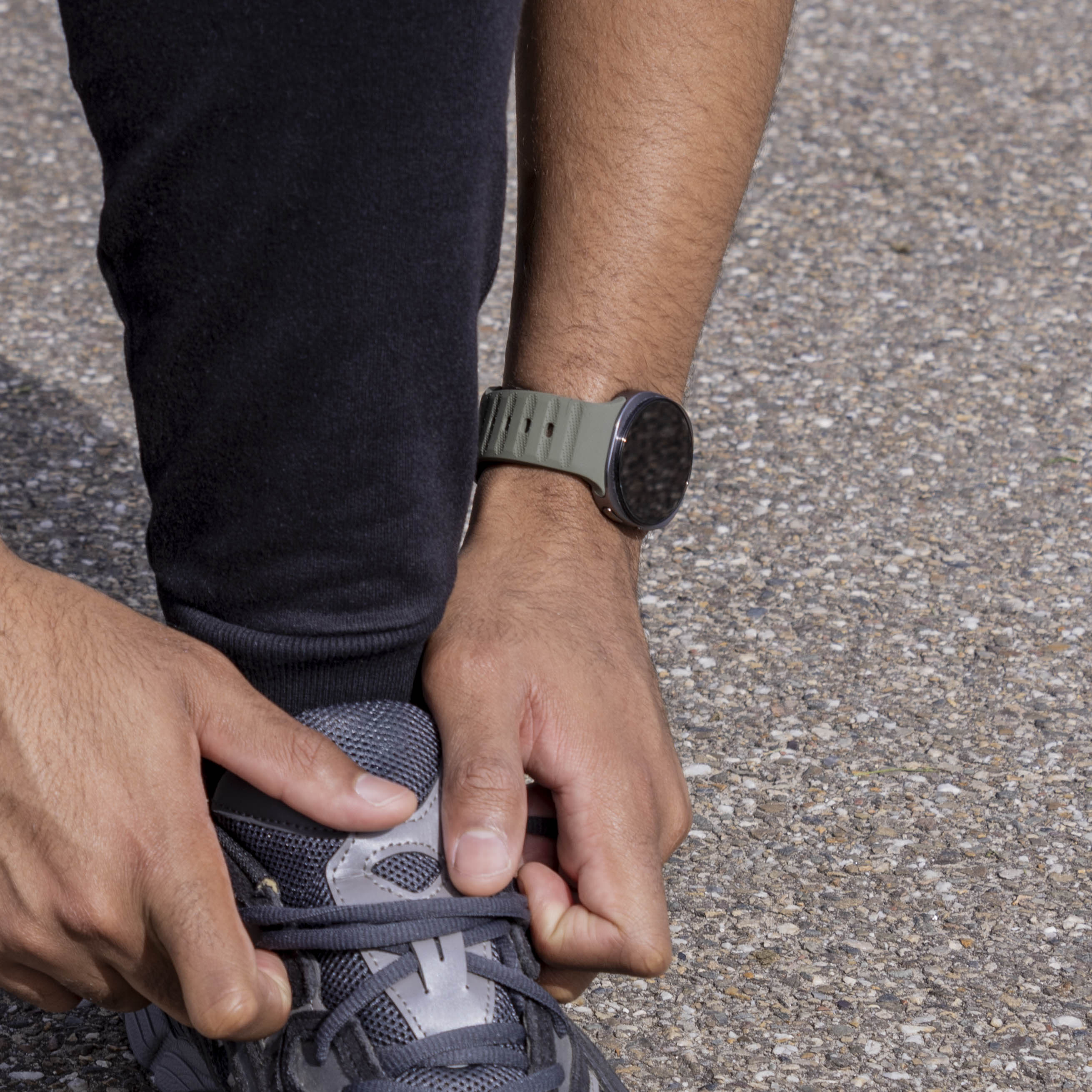 Bracelet silicone outdoor Samsung Galaxy Watch 8 - 44mm (vert foncé)