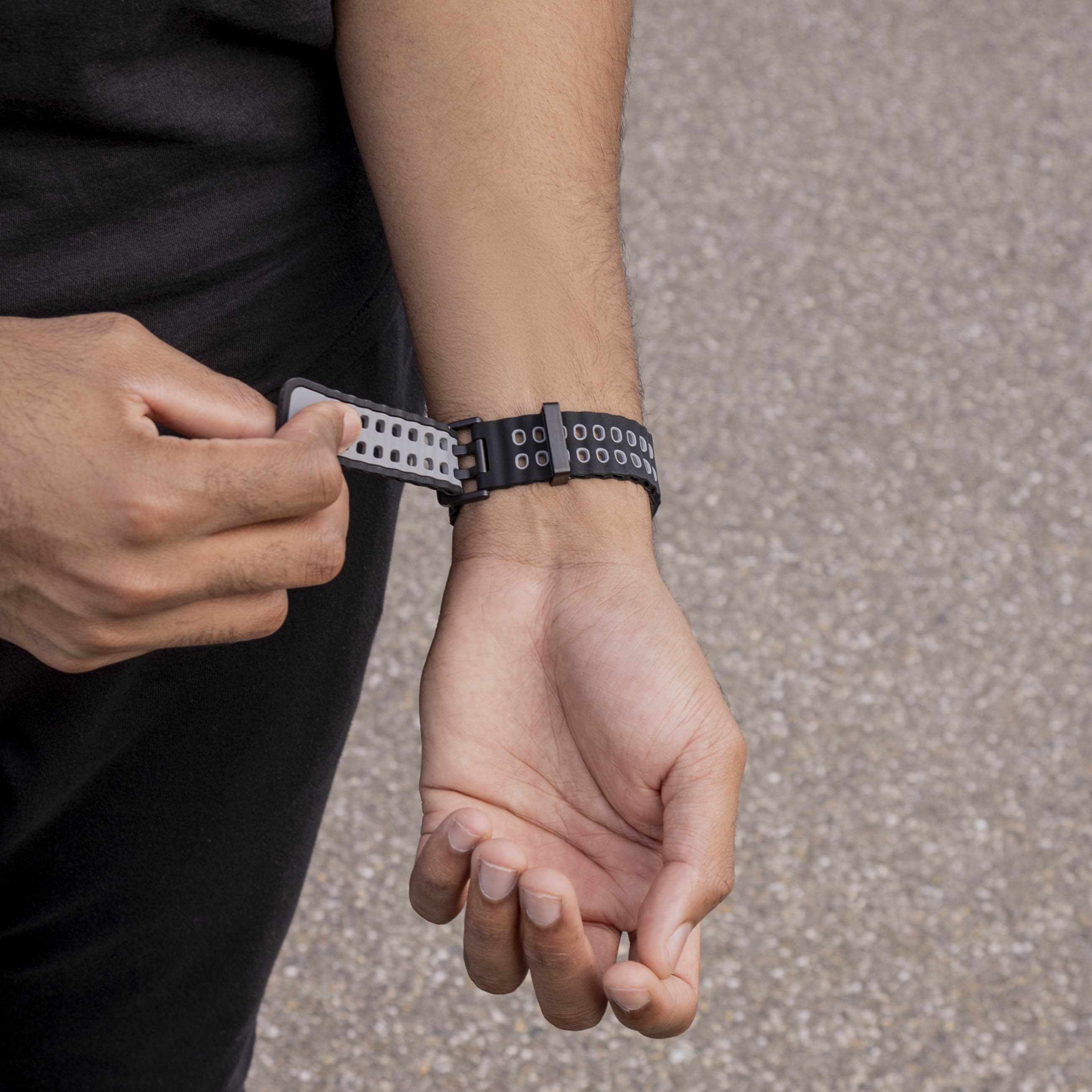 Bracelet Ocean Samsung Galaxy Watch 8 - 44mm (noir/gris)