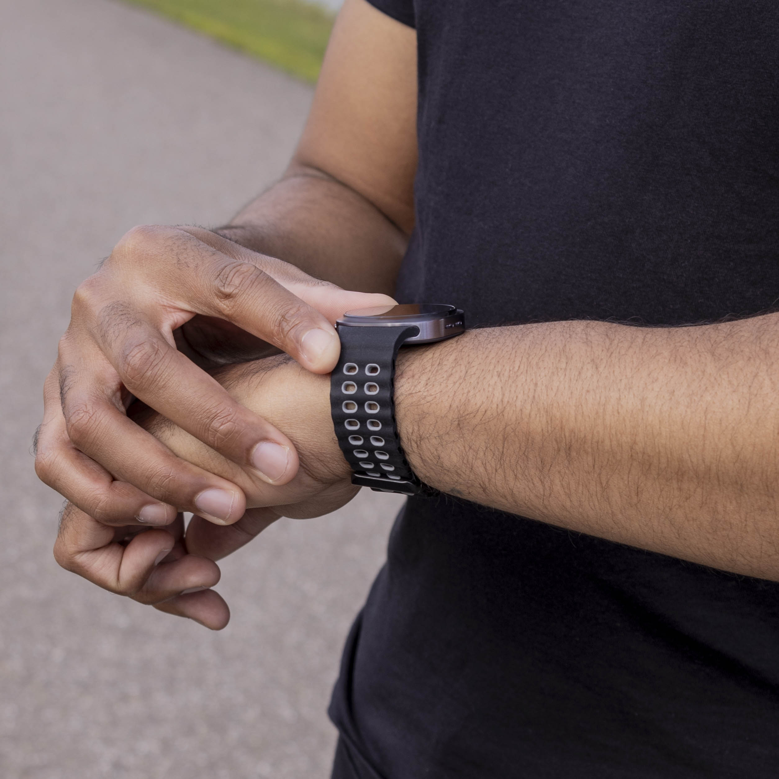 Bracelet Ocean Samsung Galaxy Watch 8 - 40mm (noir/gris)