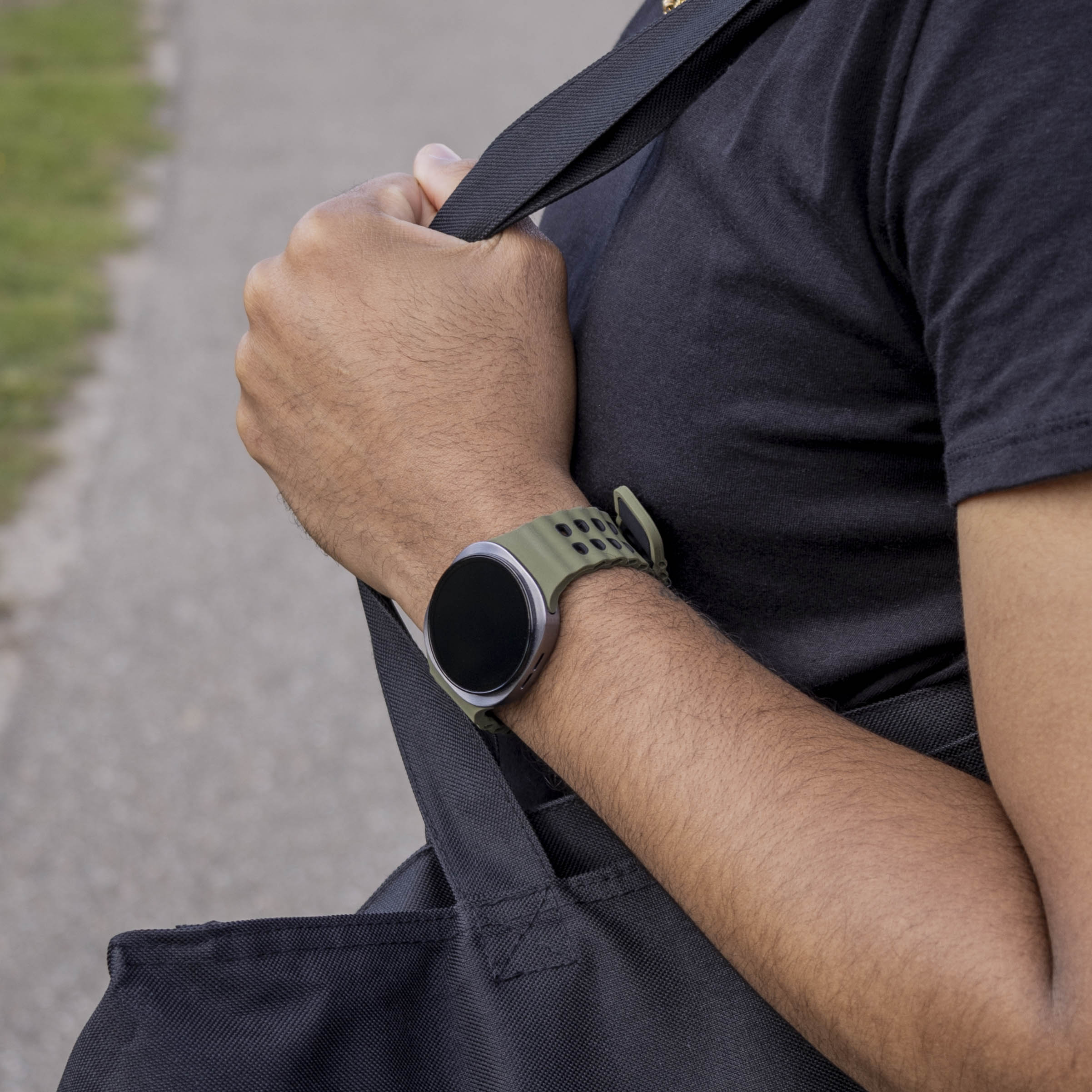 Samsung Galaxy Watch 8 - 44mm Ocean Strap (Green/Black)