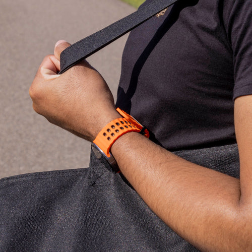 Samsung Galaxy Watch 8 Classic Ocean Strap (Orange/Black)