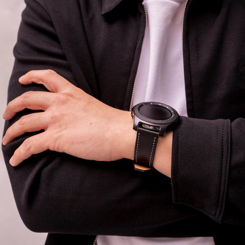 Polar Street X Leather Strap 'One Push' (Black)