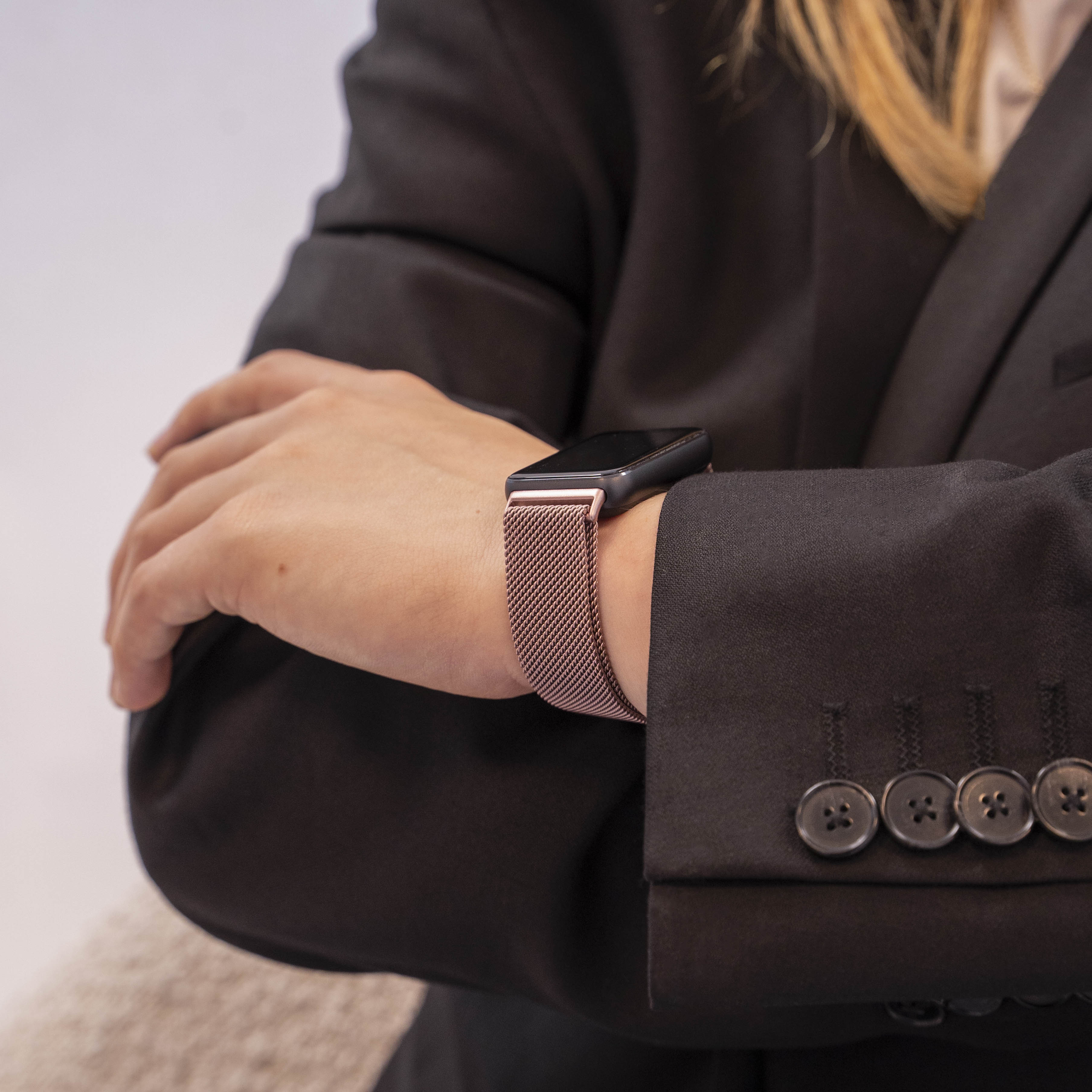 Bracelet Milanais Samsung Galaxy Fit 3 (rose)