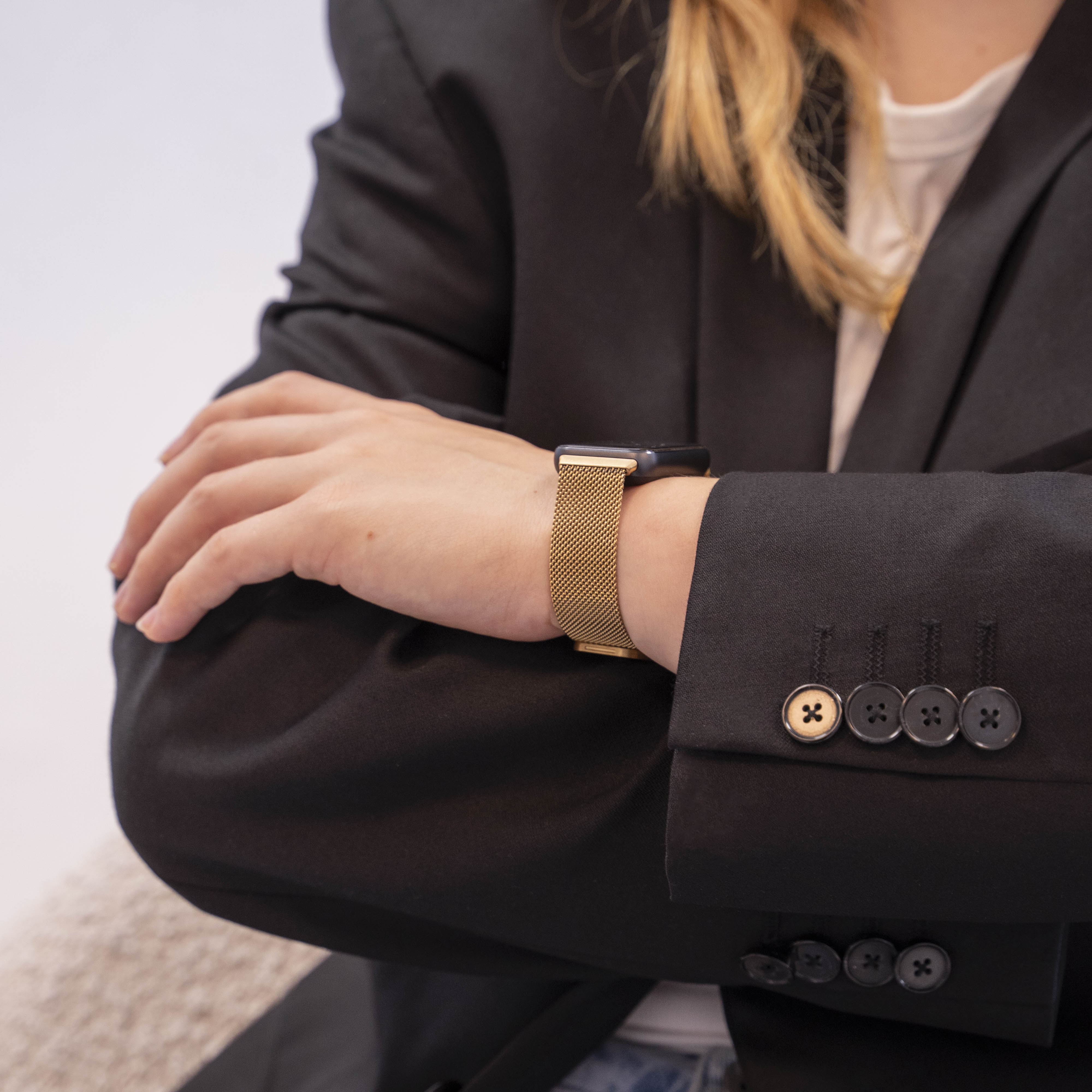 Bracelet Milanais Samsung Galaxy Fit 3 (or)