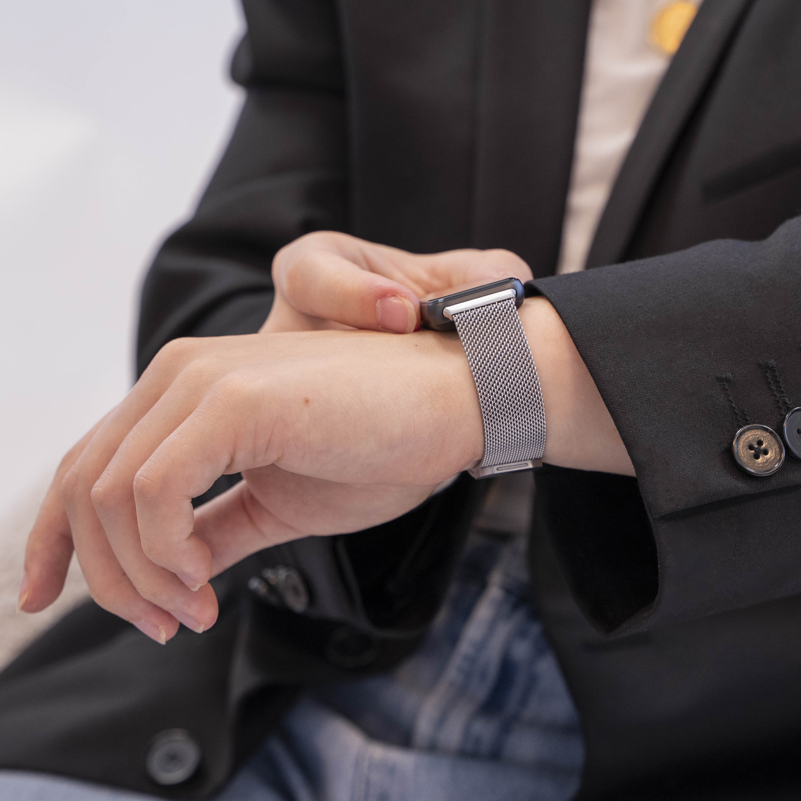 Bracelet Milanais Samsung Galaxy Fit 3 (argent)