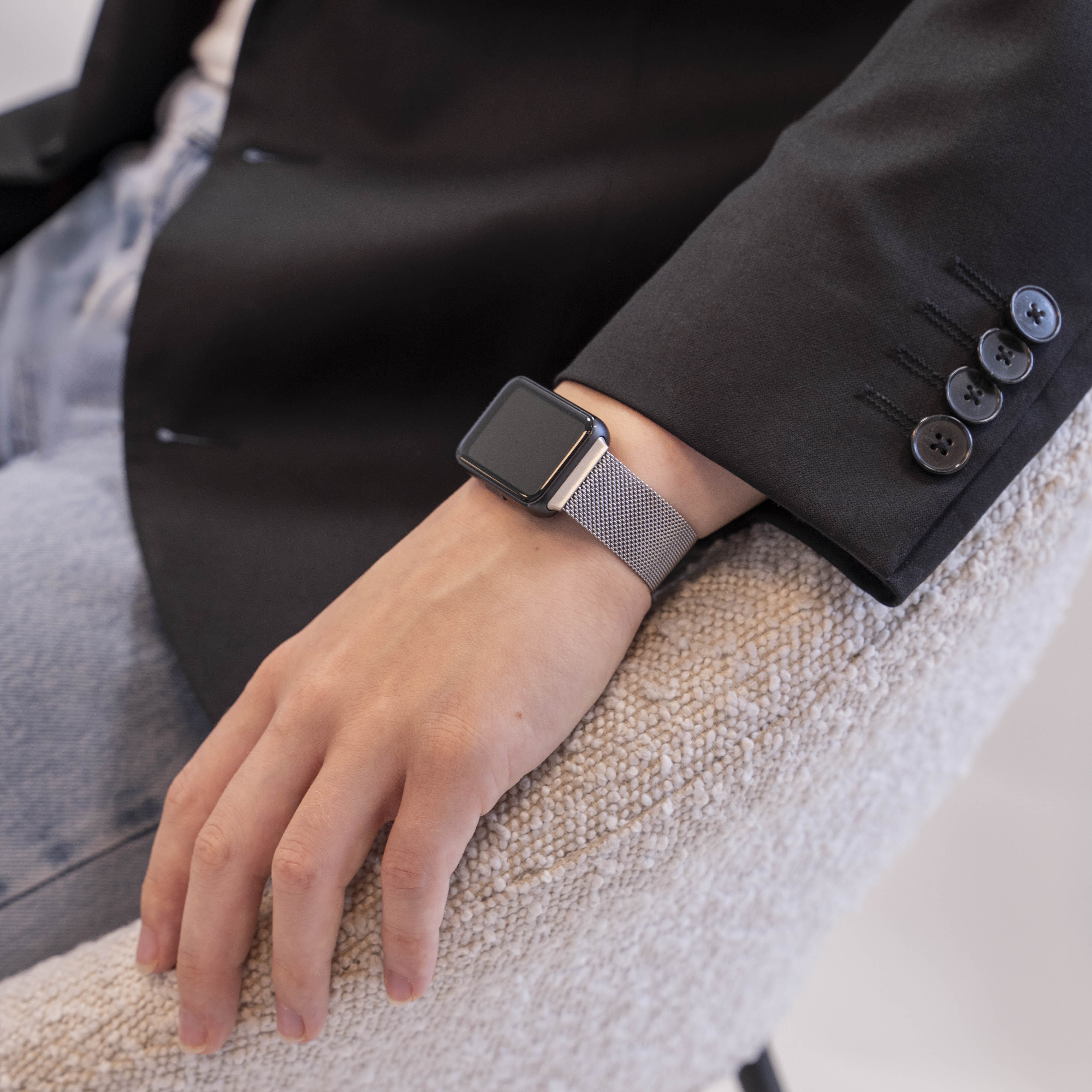 Bracelet Milanais Samsung Galaxy Fit 3 (argent)