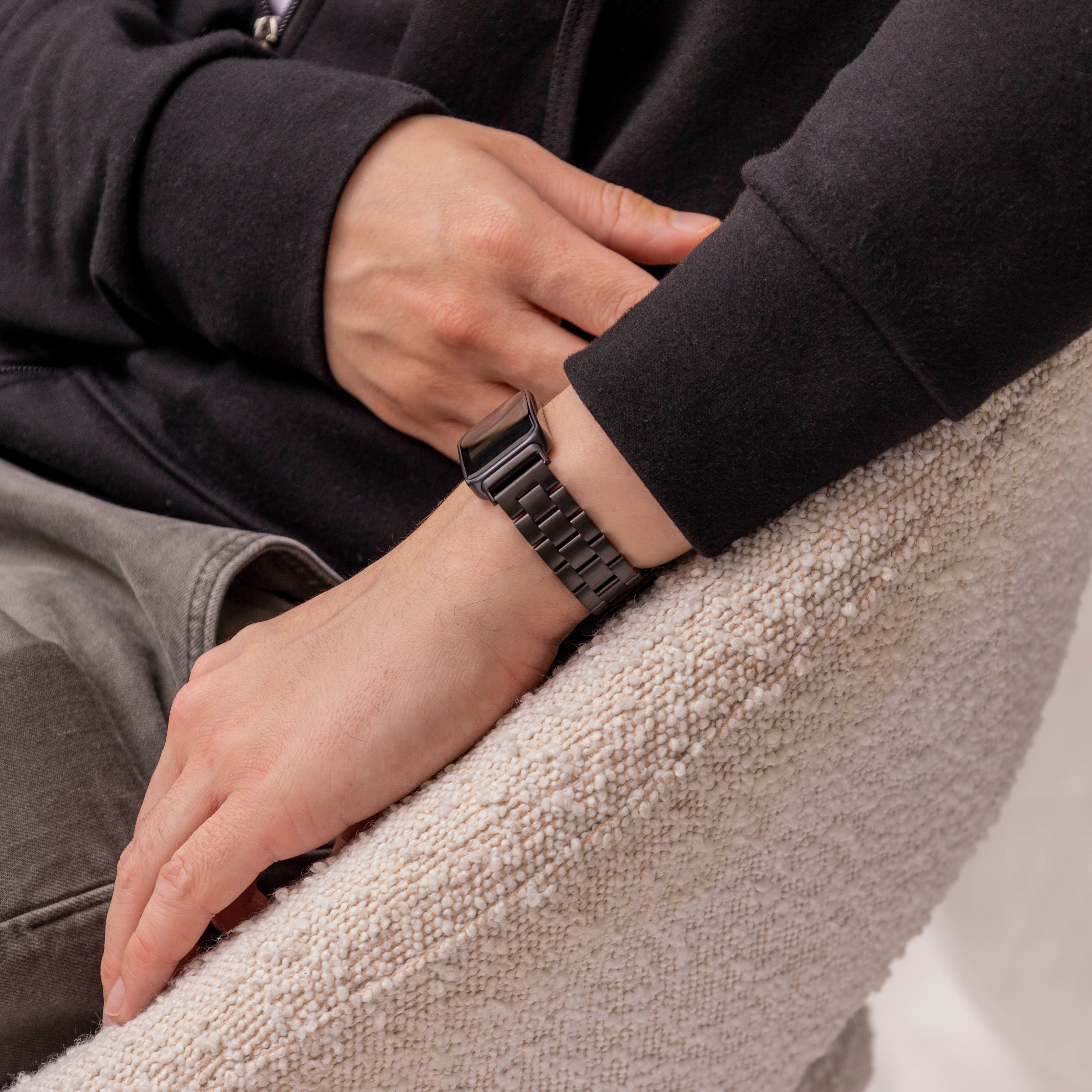 Bracelet acier Huawei Band 8 (noir)