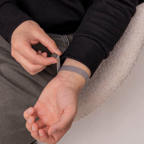 Bracelet Milanais Huawei Band 8 (argent)