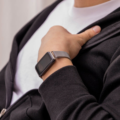 Bracelet Milanais Huawei Band 10 (argent)