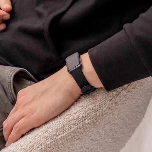Bracelet silicone classique Huawei Band 10 (noir)
