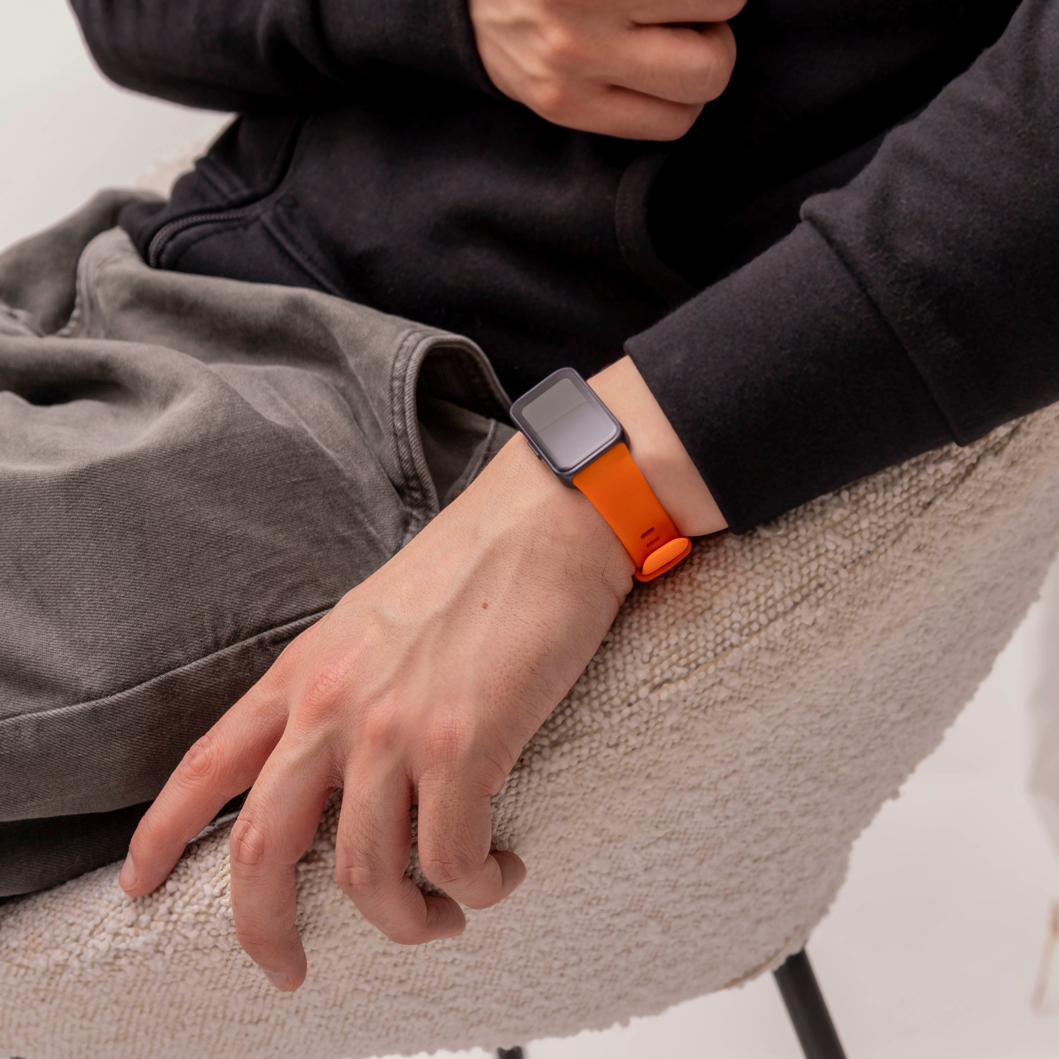 Bracelet silicone classique Huawei Band 9 (orange)