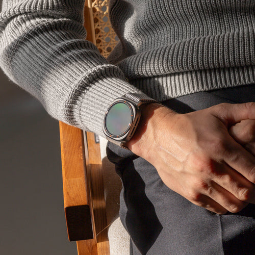 Bracelet milanaise avec boucle Samsung Galaxy Watch Ultra (titane)