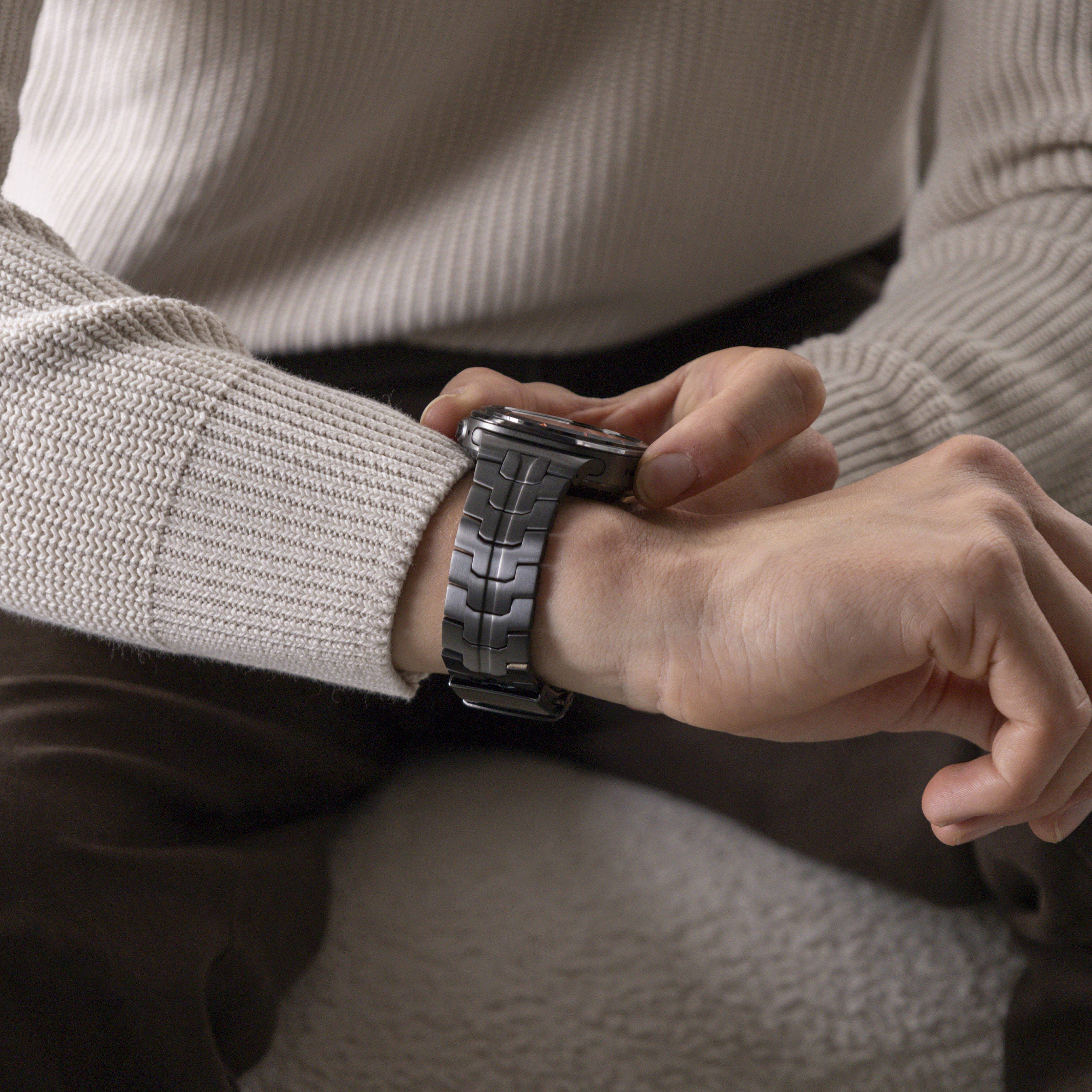 Bracelet titane 'Iron' Samsung Galaxy Watch Ultra (graphite)