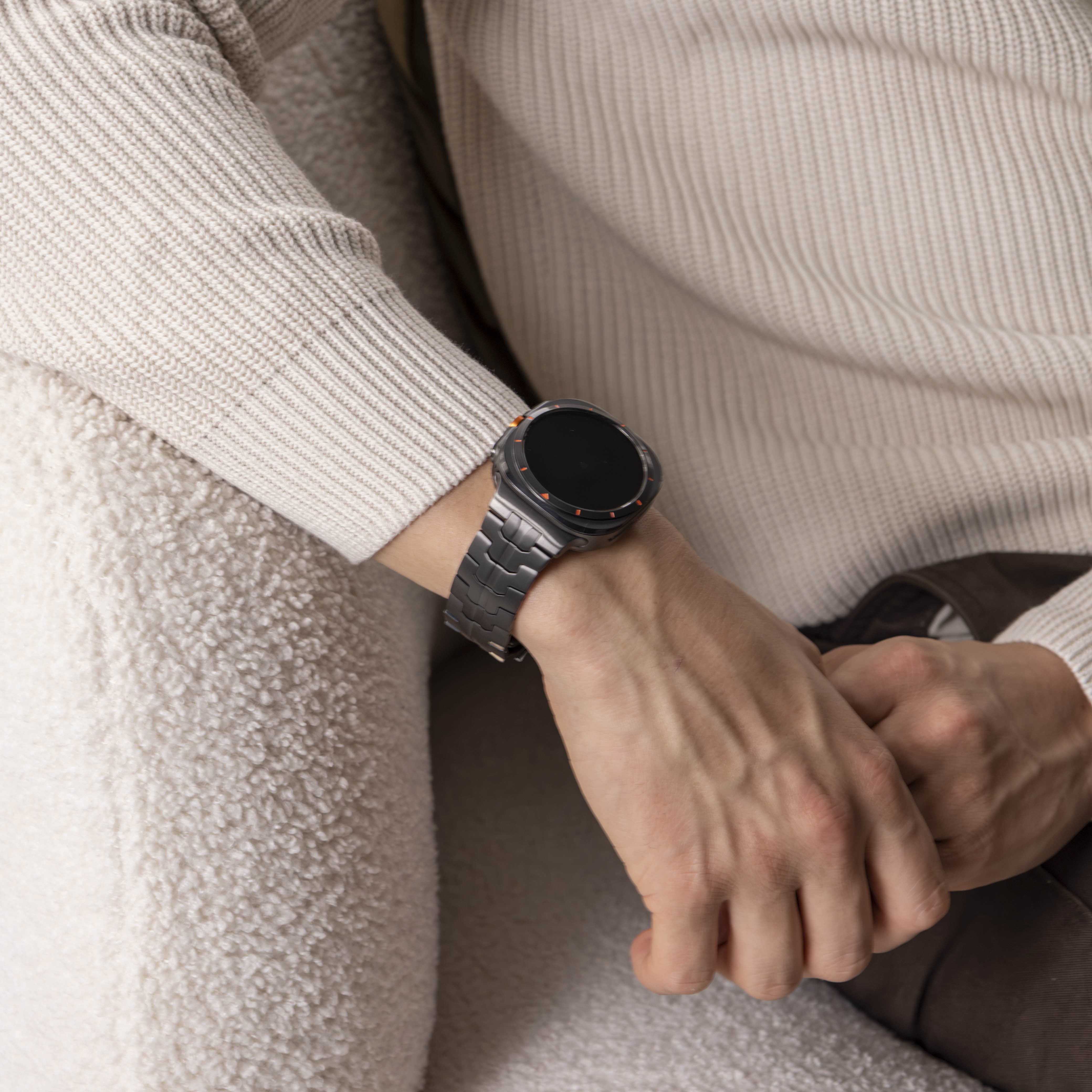 Bracelet titane 'Iron' Samsung Galaxy Watch Ultra (graphite)