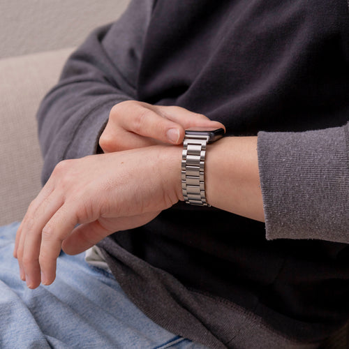 Bracelet acier Samsung Galaxy Fit 3 (argent)