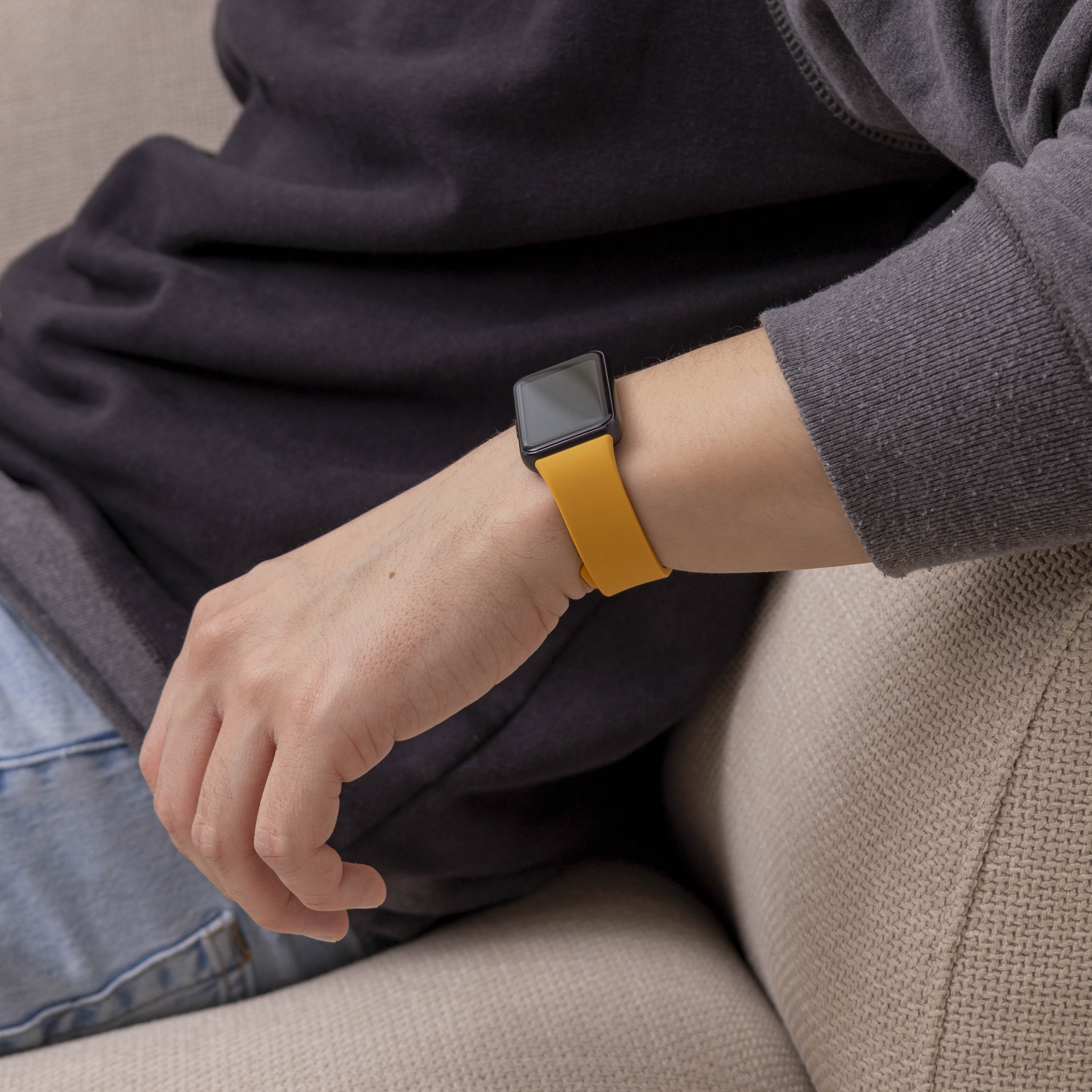 Bracelet silicone Samsung Galaxy Fit 3 (jaune)