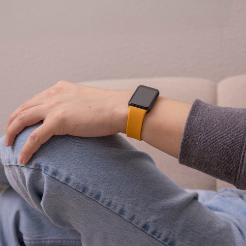 Bracelet silicone Samsung Galaxy Fit 3 (jaune)