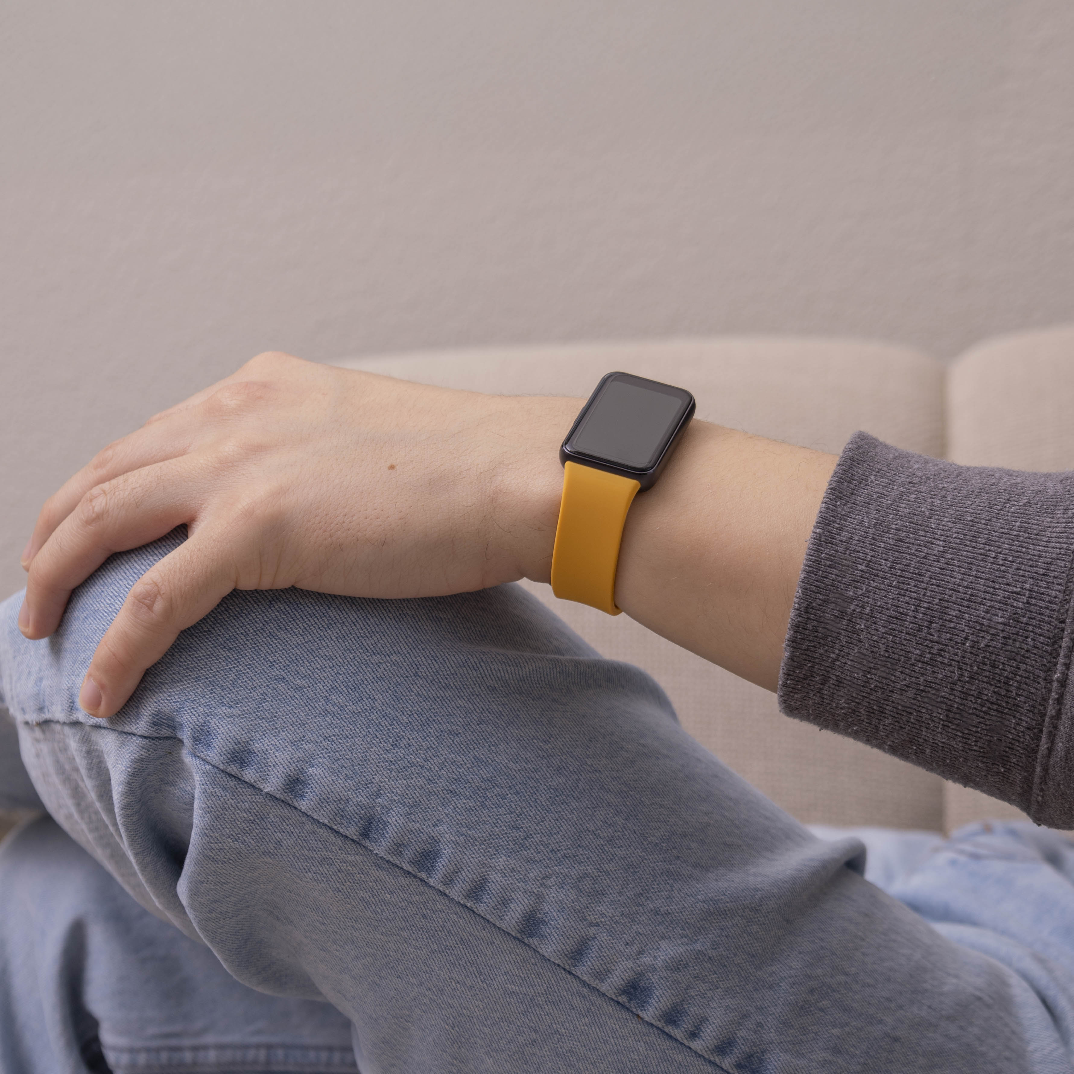 Bracelet silicone Samsung Galaxy Fit 3 (jaune)