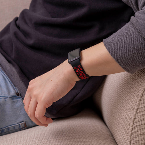 Bracelet sport Samsung Galaxy Fit 3 (noir/rouge)